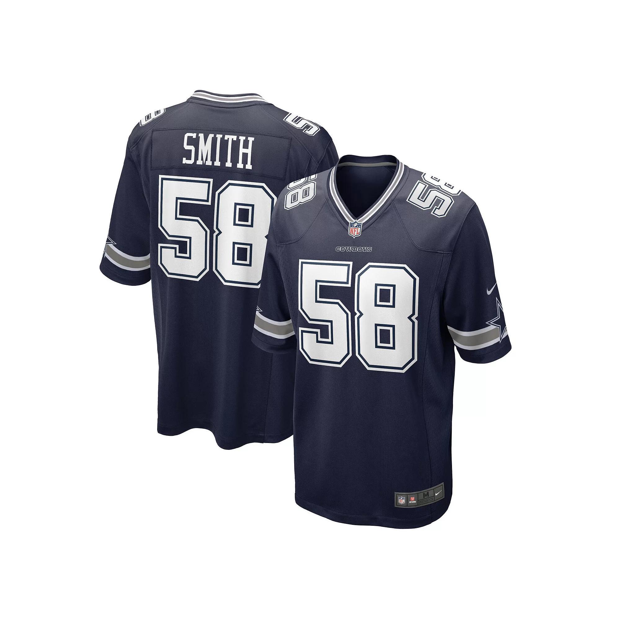 Men's Nike Mazi Smith Navy Dallas Cowboys 2023 NFL Draft First Round Pick Game Jersey, Size: 3XL, Blue Product Image