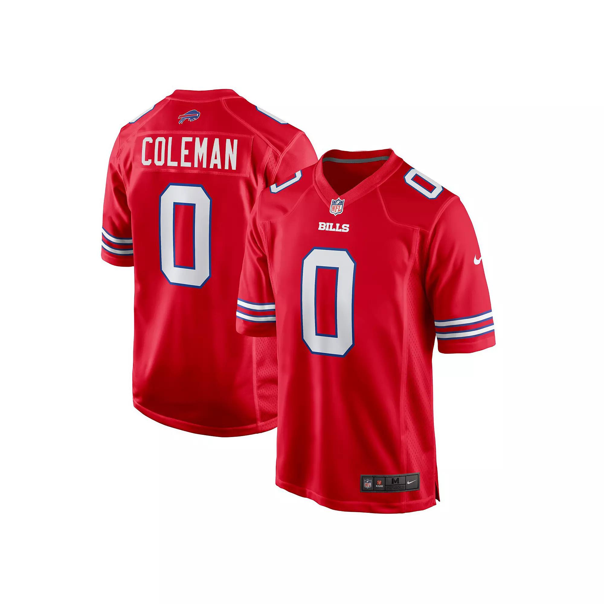 Men's Nike Keon Coleman Red Buffalo Bills Alternate Game Jersey,  Product Image
