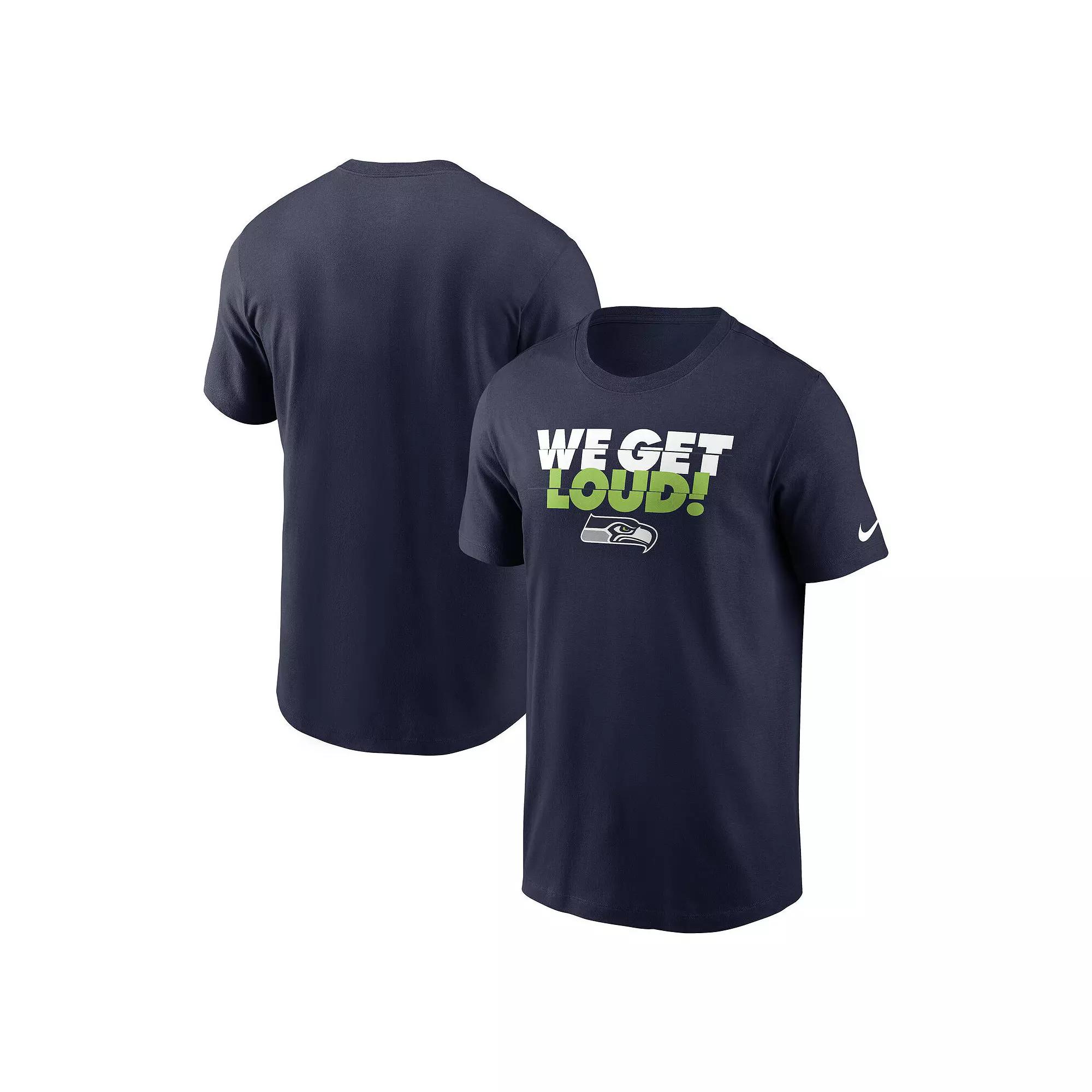 Men's Nike College Navy Seattle Seahawks Hometown T-Shirt,  Product Image
