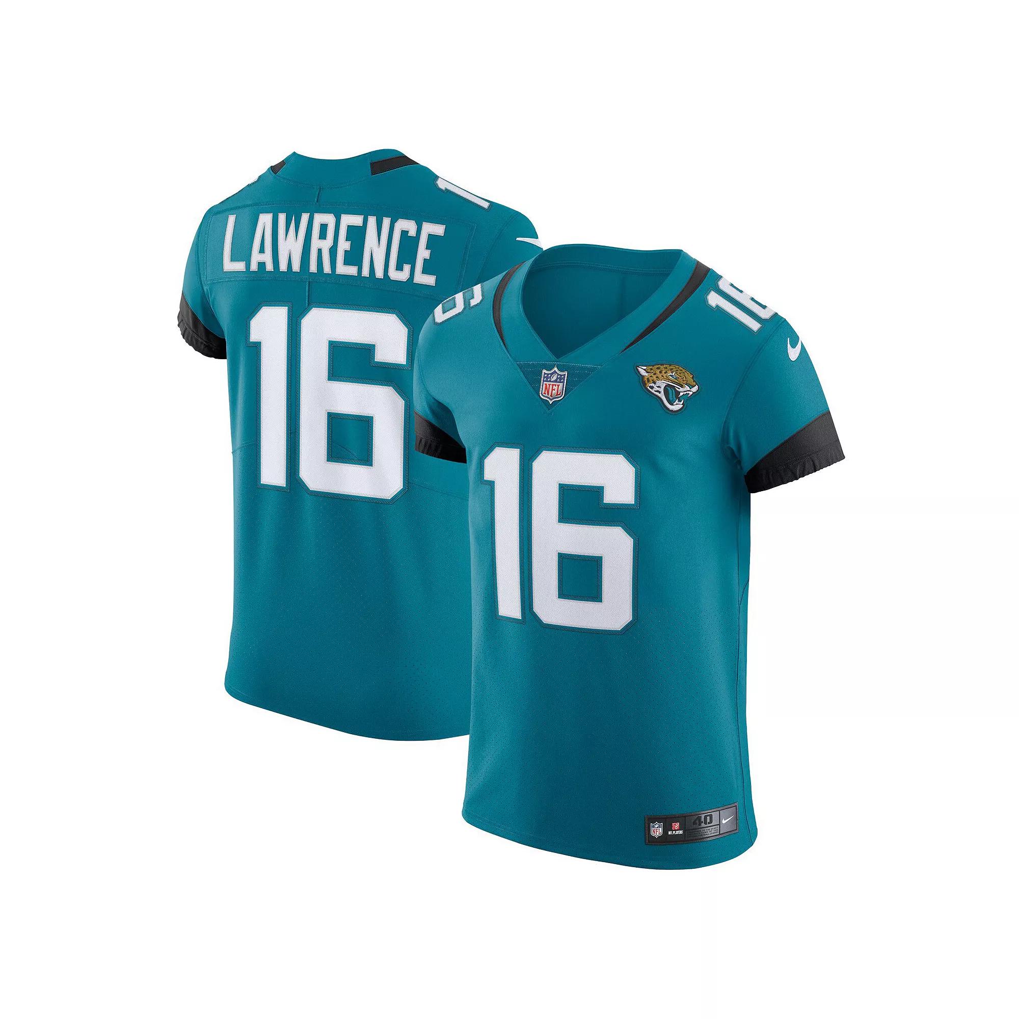 Men's Nike Trevor Lawrence Teal Jacksonville Jaguars Vapor Elite Jersey,  Product Image