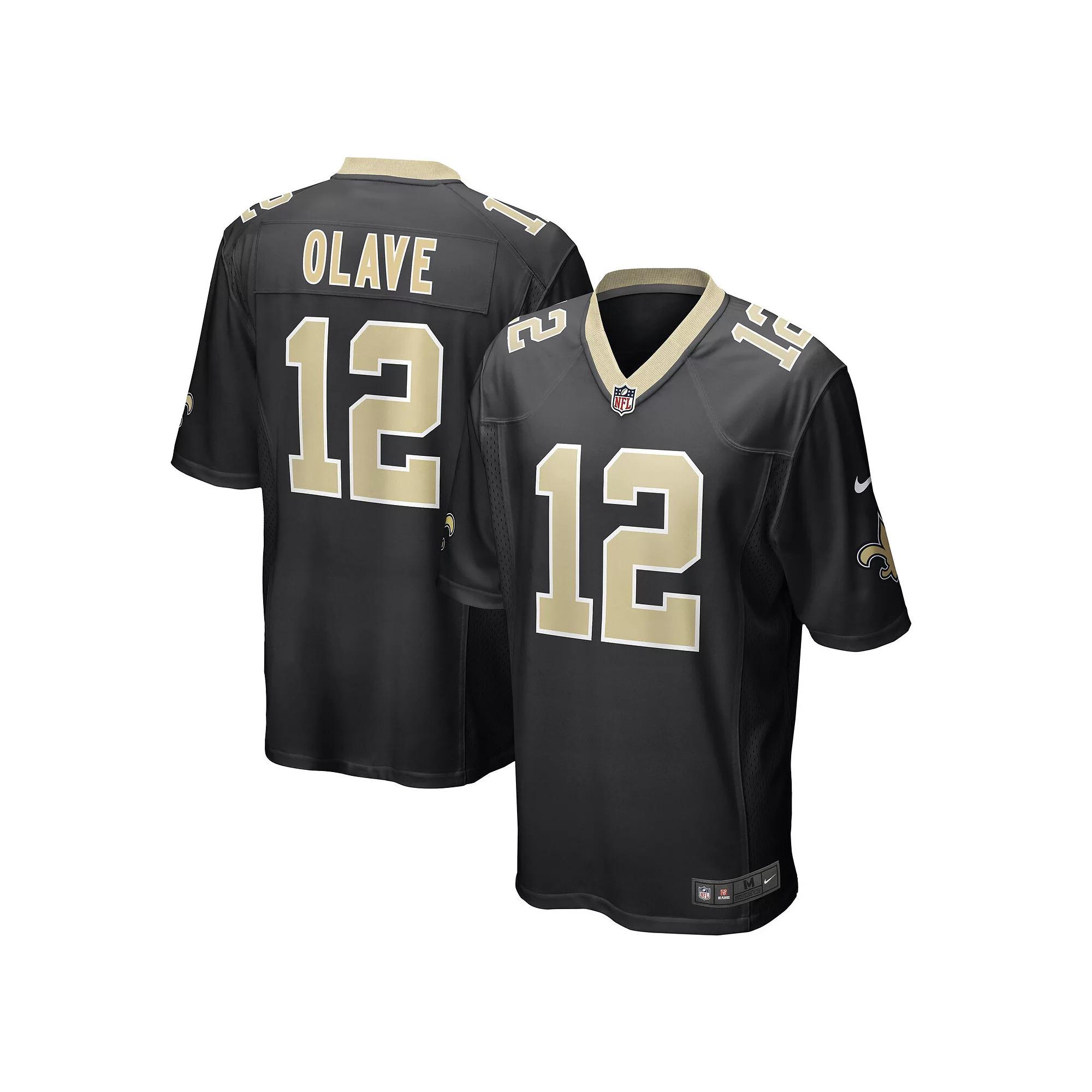 Men's Nike Chris Olave Black New Orleans Saints Player Game Jersey, Size: XL Product Image