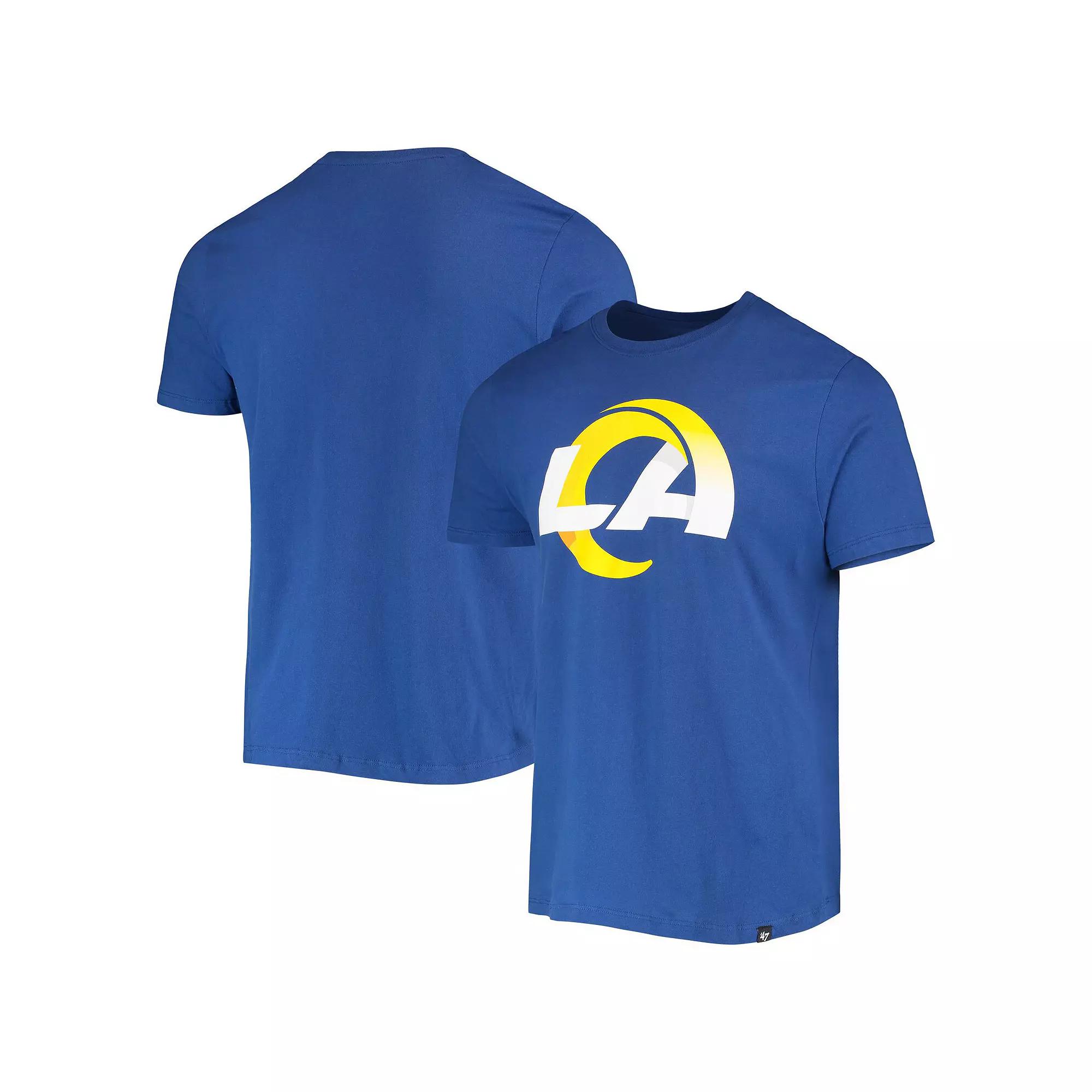 Men's '47 Royal Los Angeles Rams Imprint Super Rival T-Shirt,  Product Image