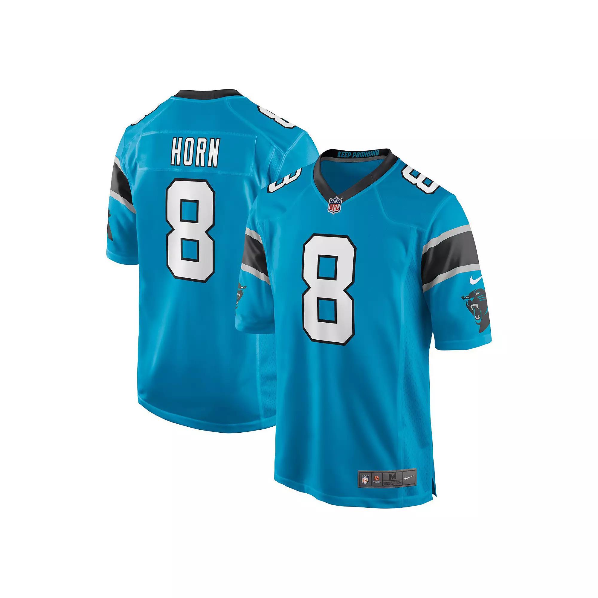 Men's Nike Jaycee Horn Blue Carolina Panthers Game Jersey, Size: 3XL Product Image