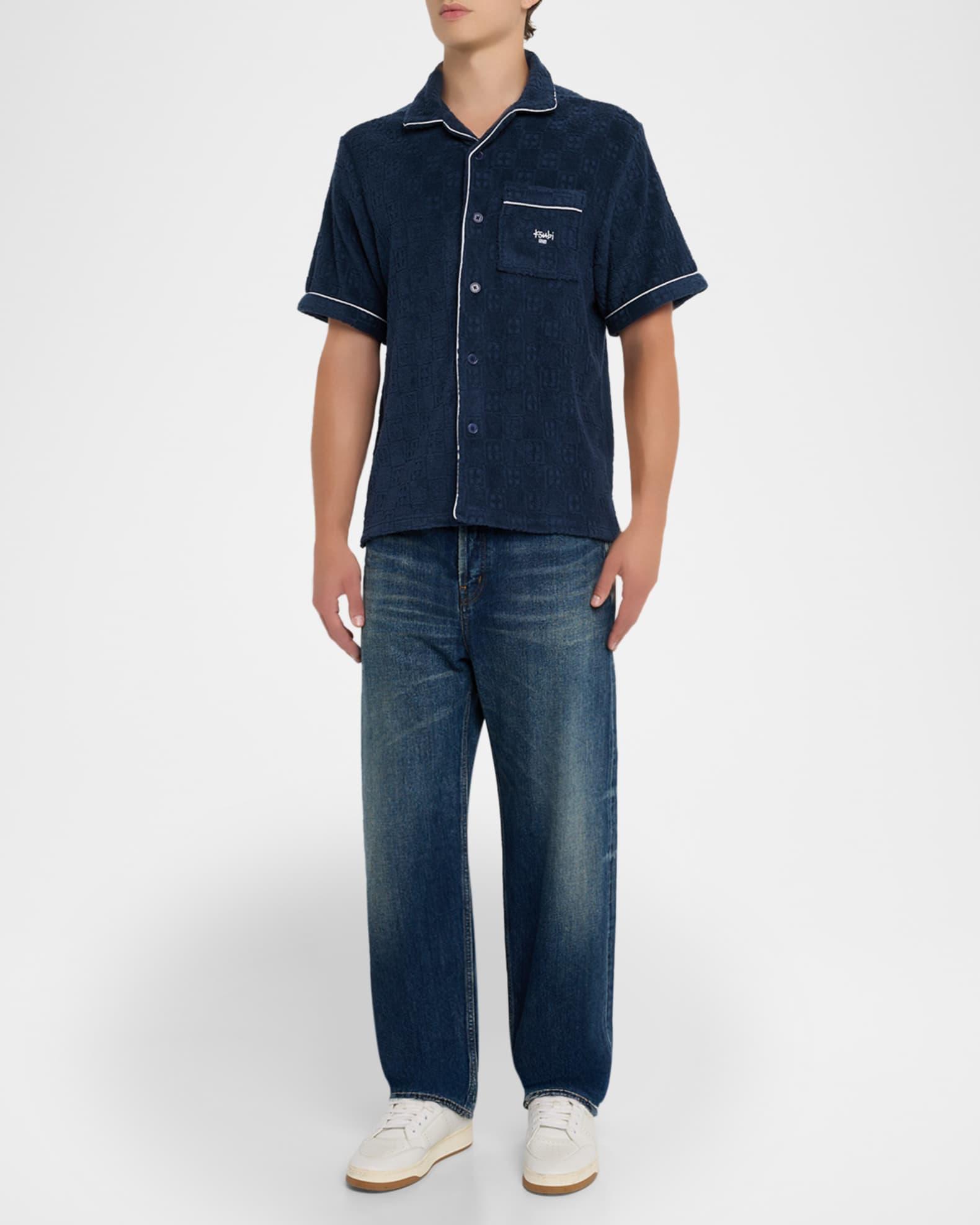 Men's Toweling T-Box Short-Sleeve Resort Shirt Product Image