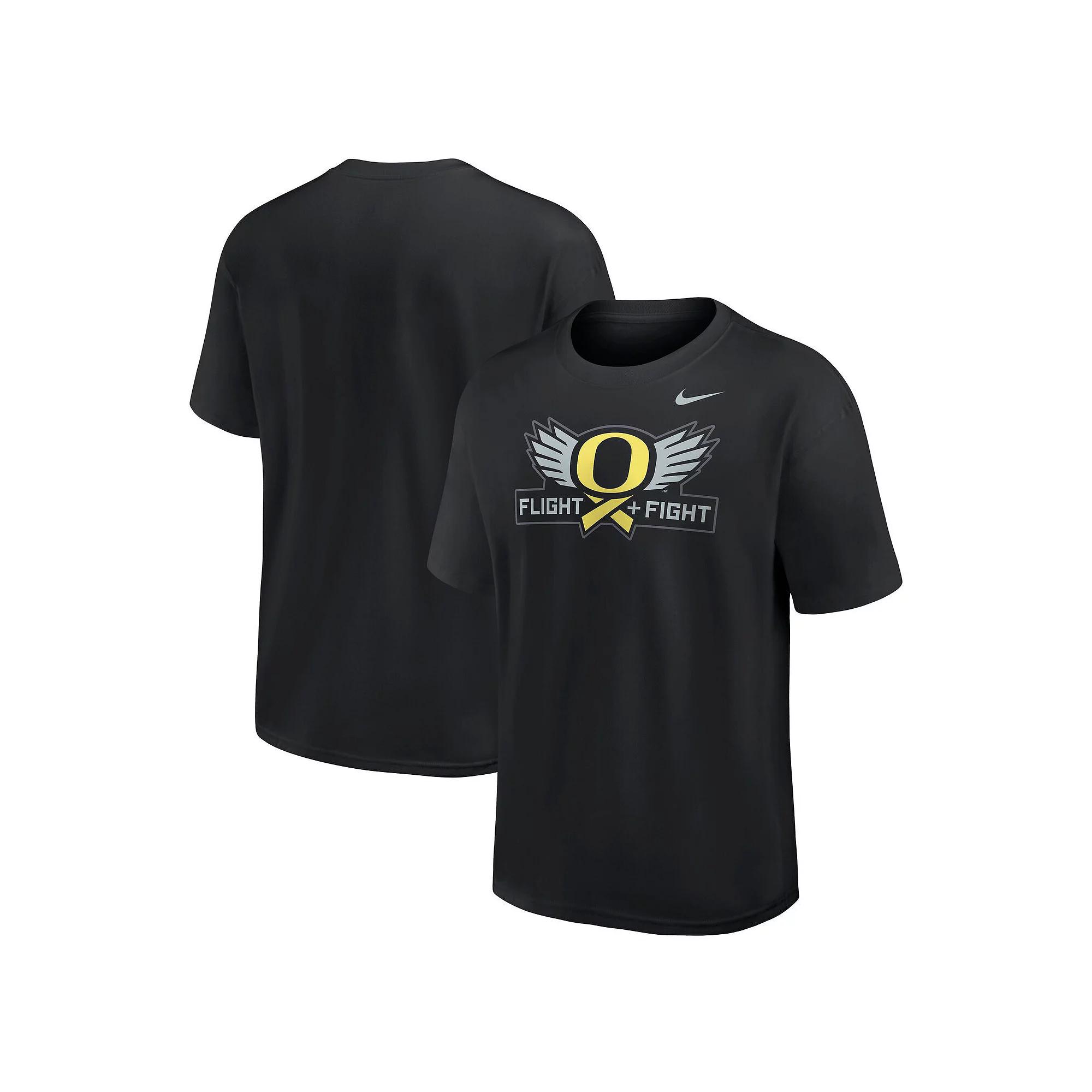 Men's Nike  Black Oregon Ducks Max 90 T-Shirt, Size: Large Product Image
