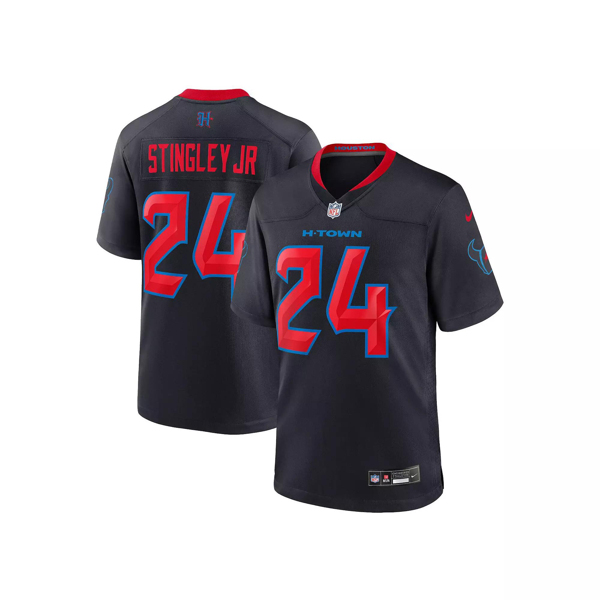 Men's Nike Laremy Tunsil  Navy Houston Texans 2nd Alternate Game Jersey, Size: 2XL, Blue Product Image