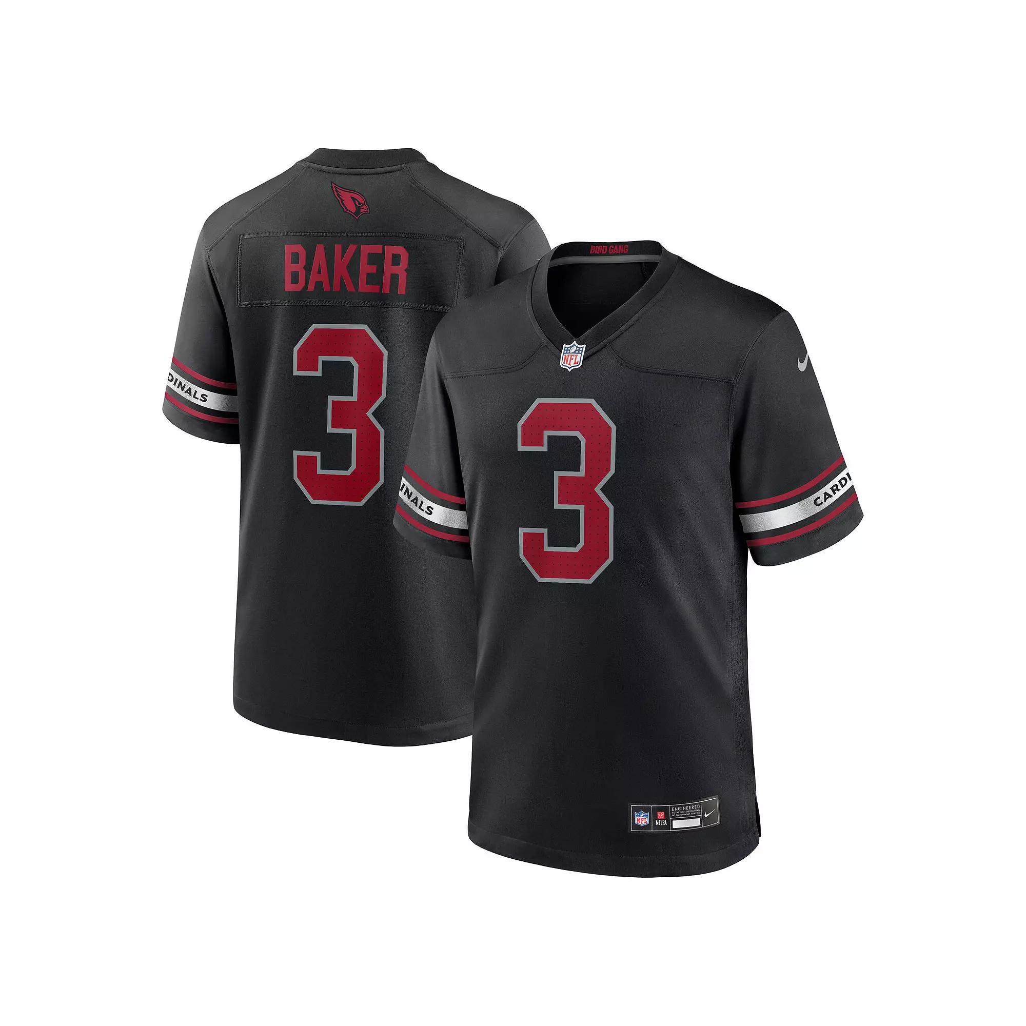 Men's Nike Budda Baker Black Arizona Cardinals Game Jersey,  Product Image
