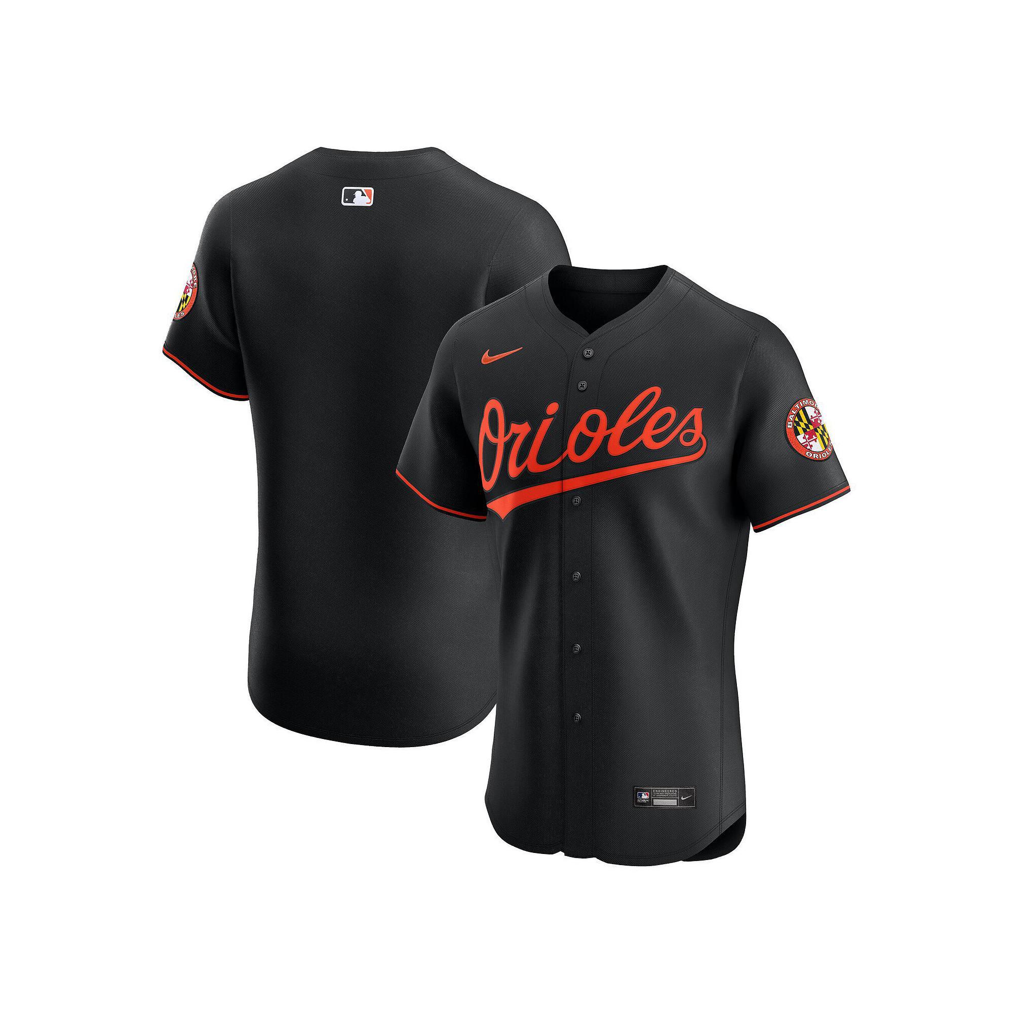 Men's Nike Francisco Lindor Black New York Mets Alternate Elite Jersey, Size: 52 Product Image