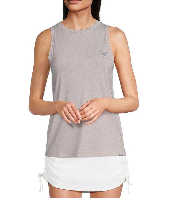 Columbia Women's PFG Uncharted Solid Crew Neck Sleeveless Tank Product Image