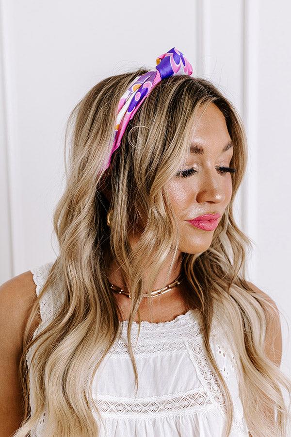 Flower Power Satin Scarf Product Image