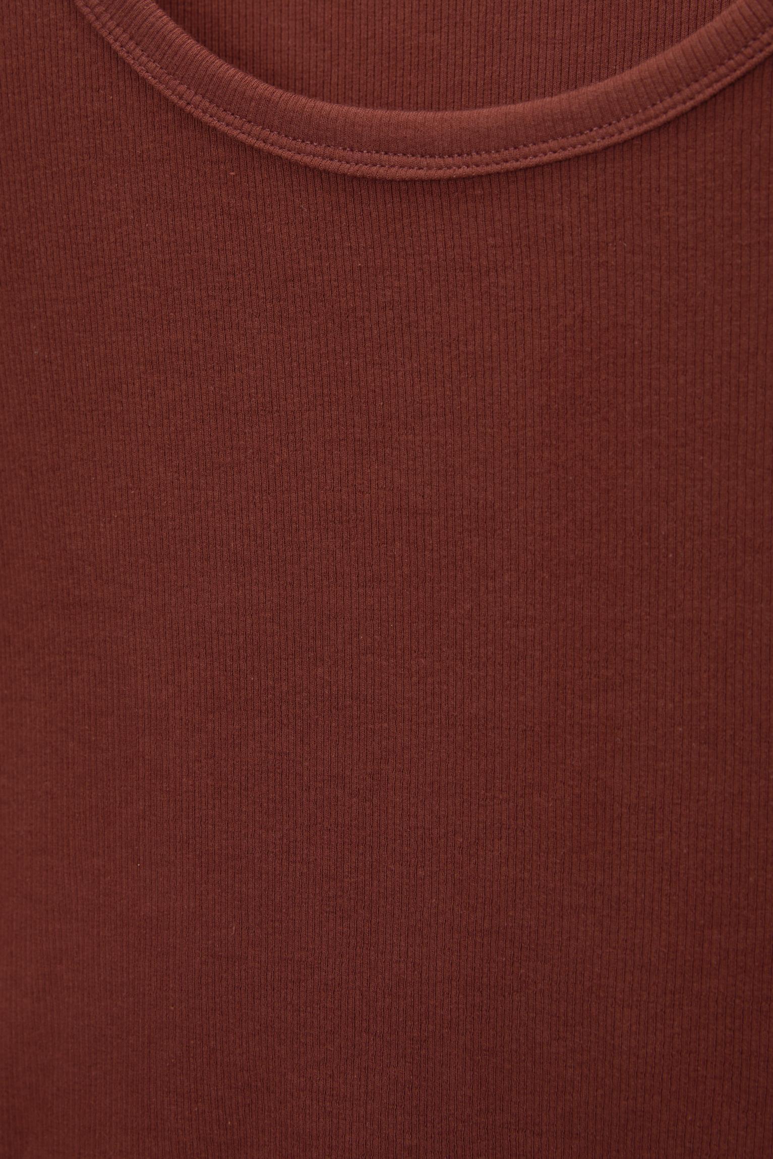 Ribbed long sleeve top Product Image