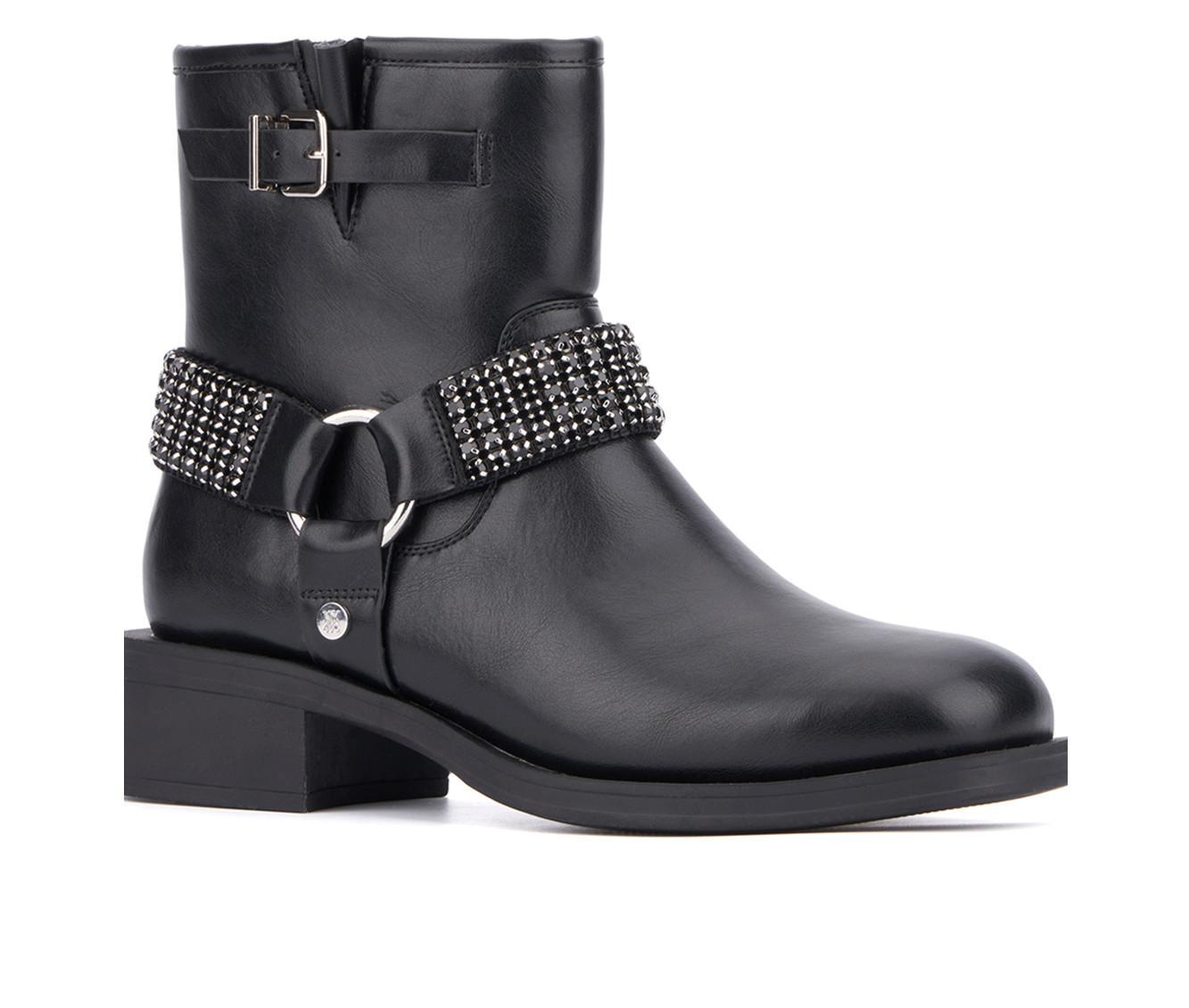 Women's New York and Company Carson Moto Boots Product Image