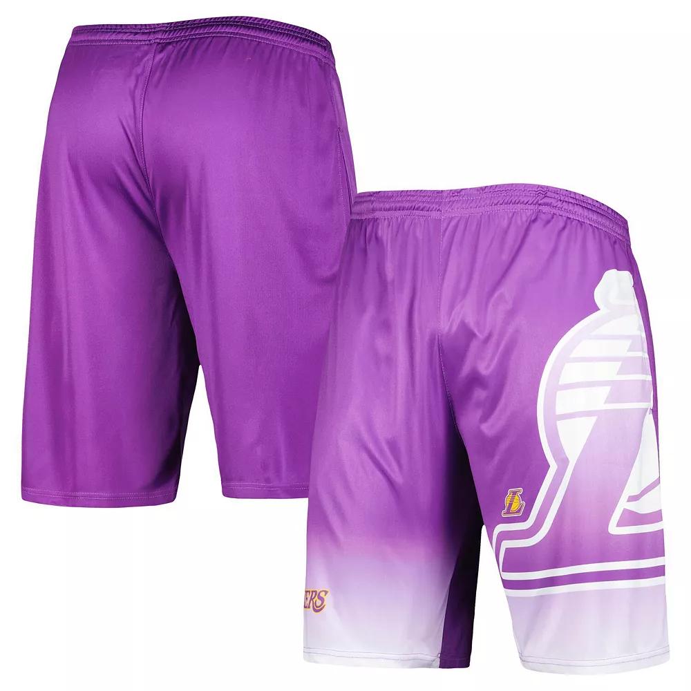 Men's Fanatics Branded Purple Los Angeles Lakers Graphic Shorts,  Product Image