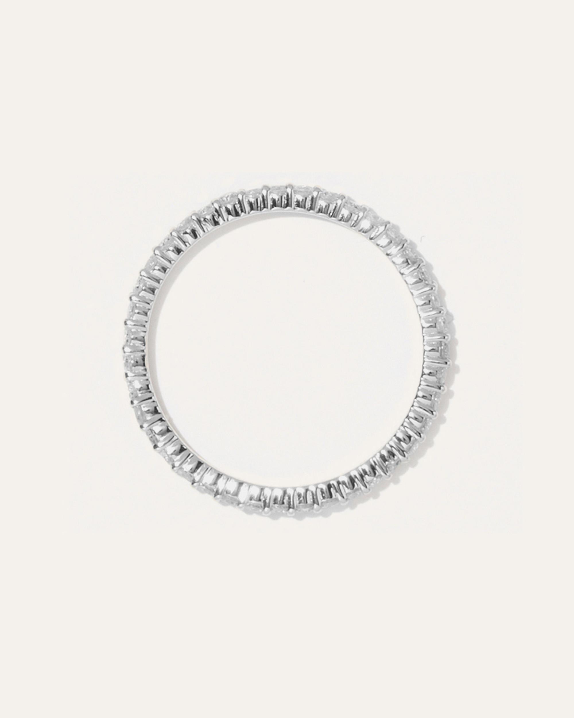 Quince | Women's Diamond Shared Prong Eternity Band Rings Product Image