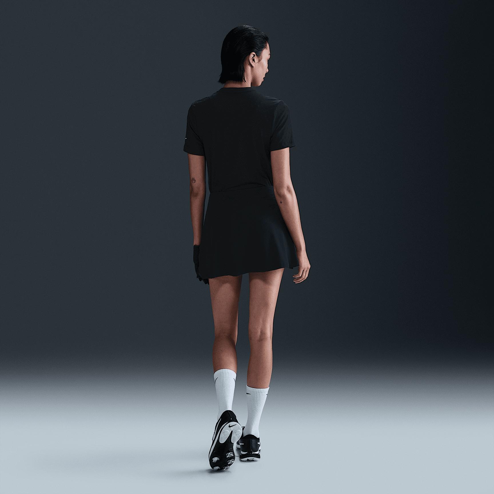 Nike Womens Tour Dri-FIT Short-Sleeve Blade Jacquard Golf Polo | FZ6302-100 Product Image