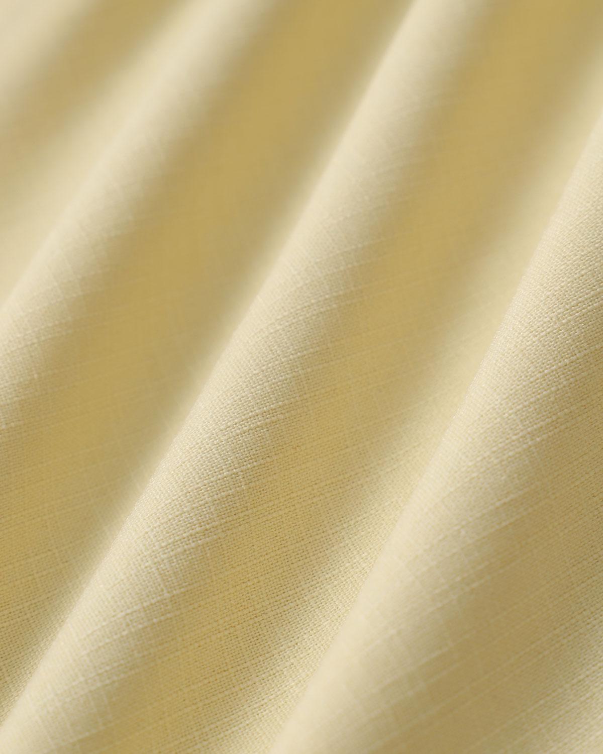 Yellow Round Neck Cut-Out Midi Dress Product Image