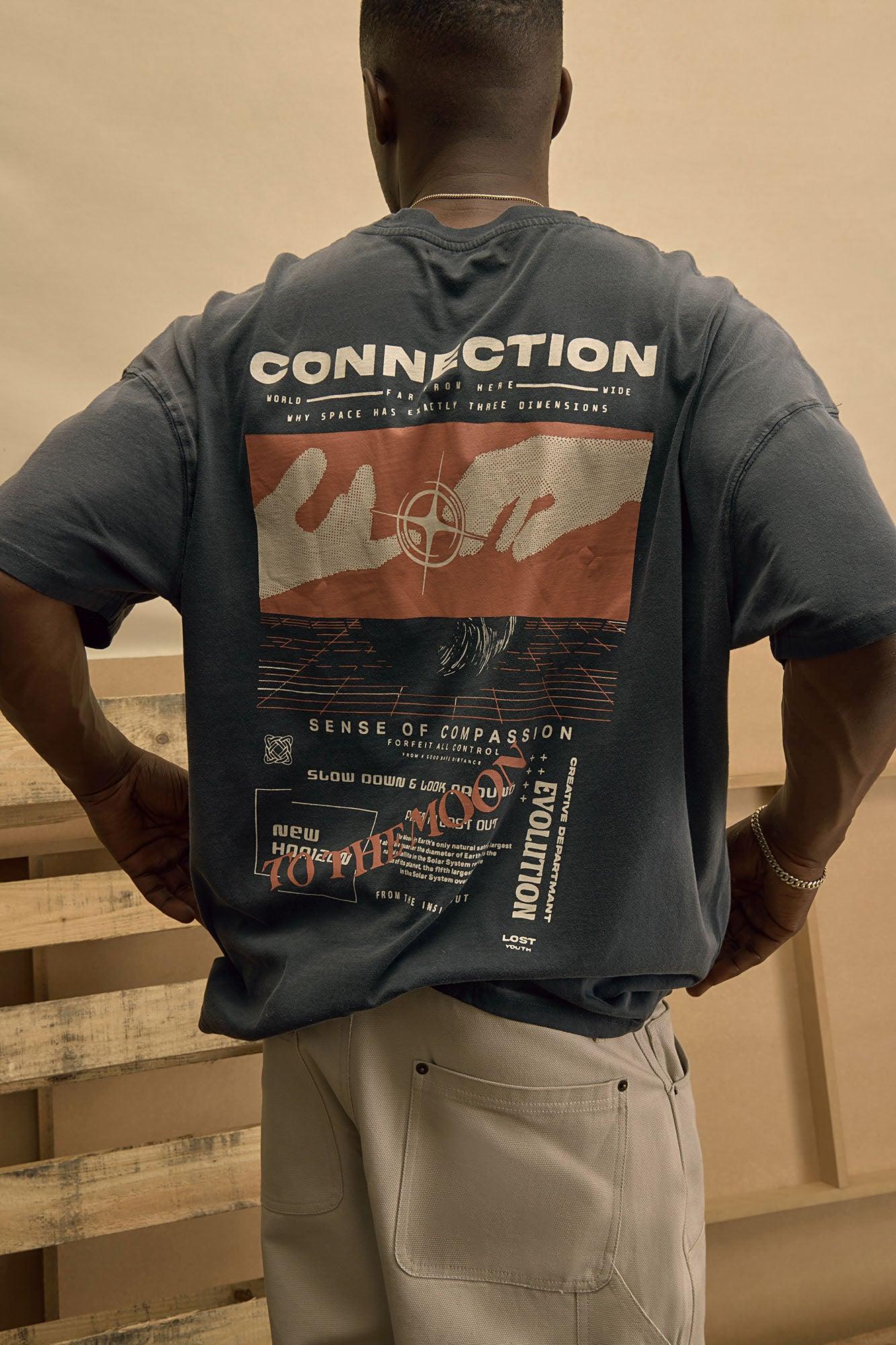 Sense Of Compassion Oversize Short Sleeve Tee - Black Product Image