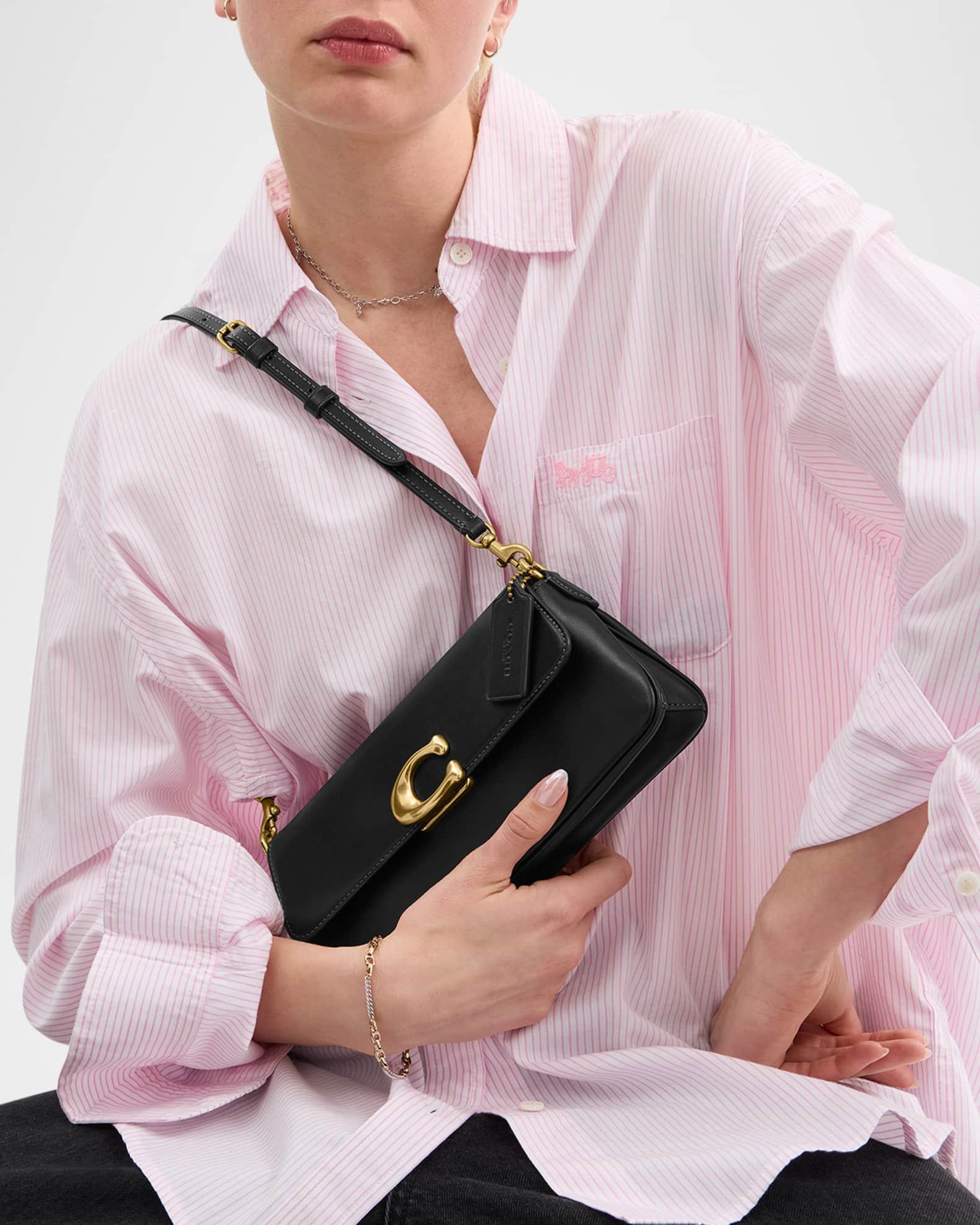 Jet Refined Calf Leather Shoulder Bag Product Image