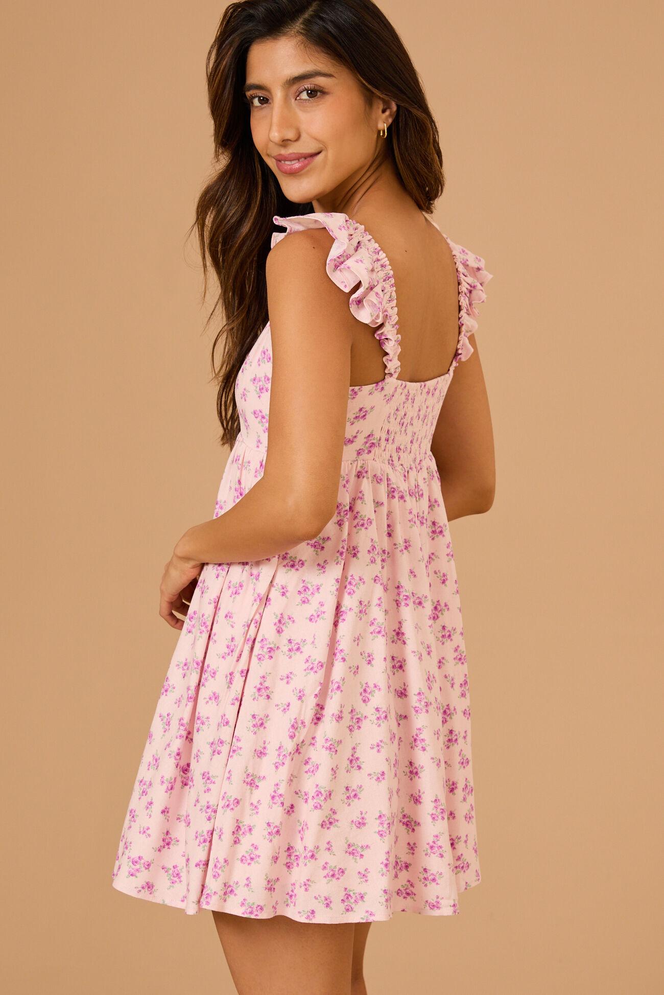 Amy Floral Mini Dress Product Image