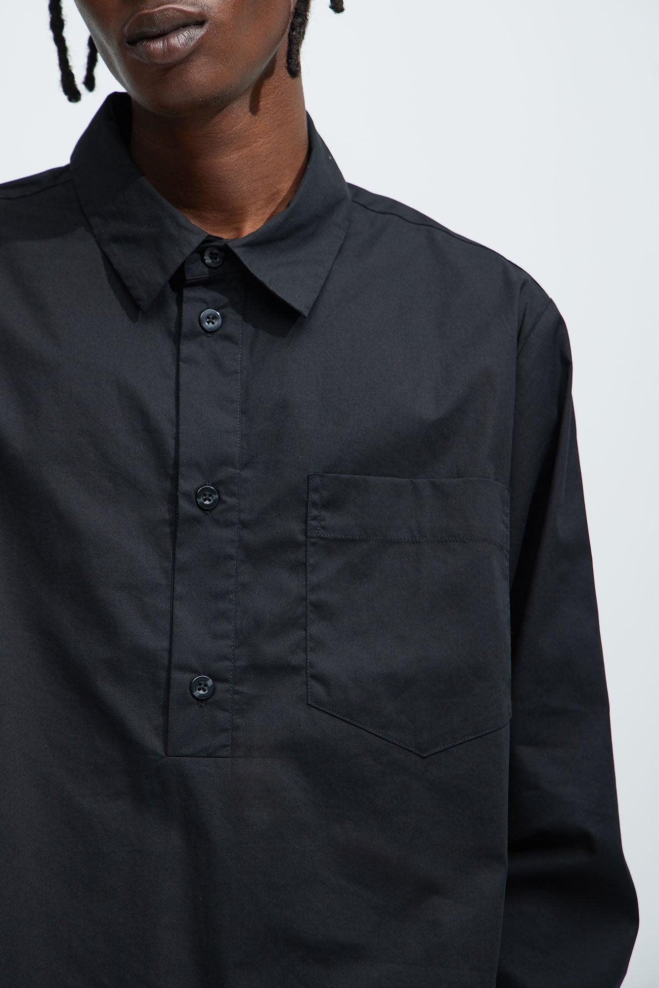Quick Popover Shirt - Black Product Image