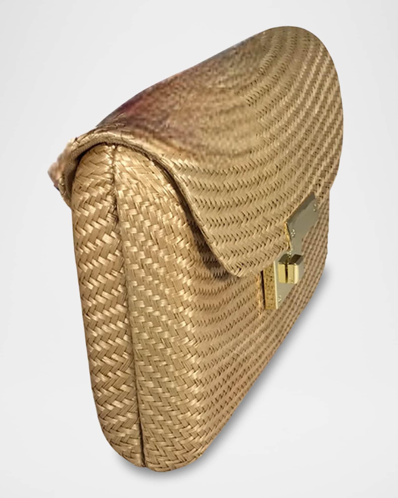 Sasha Bun Straw Clutch Bag Product Image