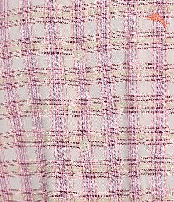 Tommy Bahama Sarasota San Marcos Long Sleeve Stretch Light Checked Woven Shirt Product Image