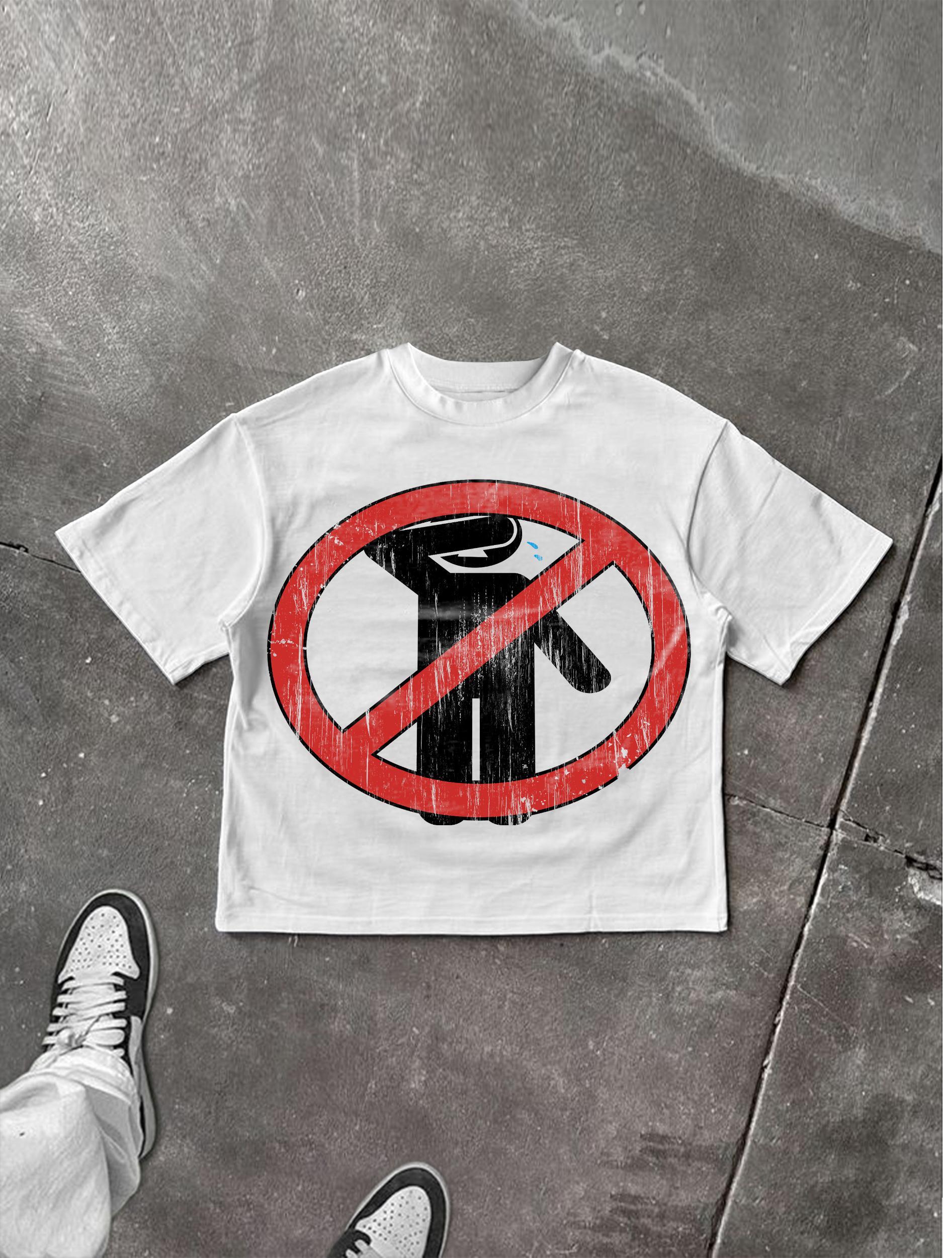 No Emotion Graphics Cotton Cropped T-Shirts Product Image