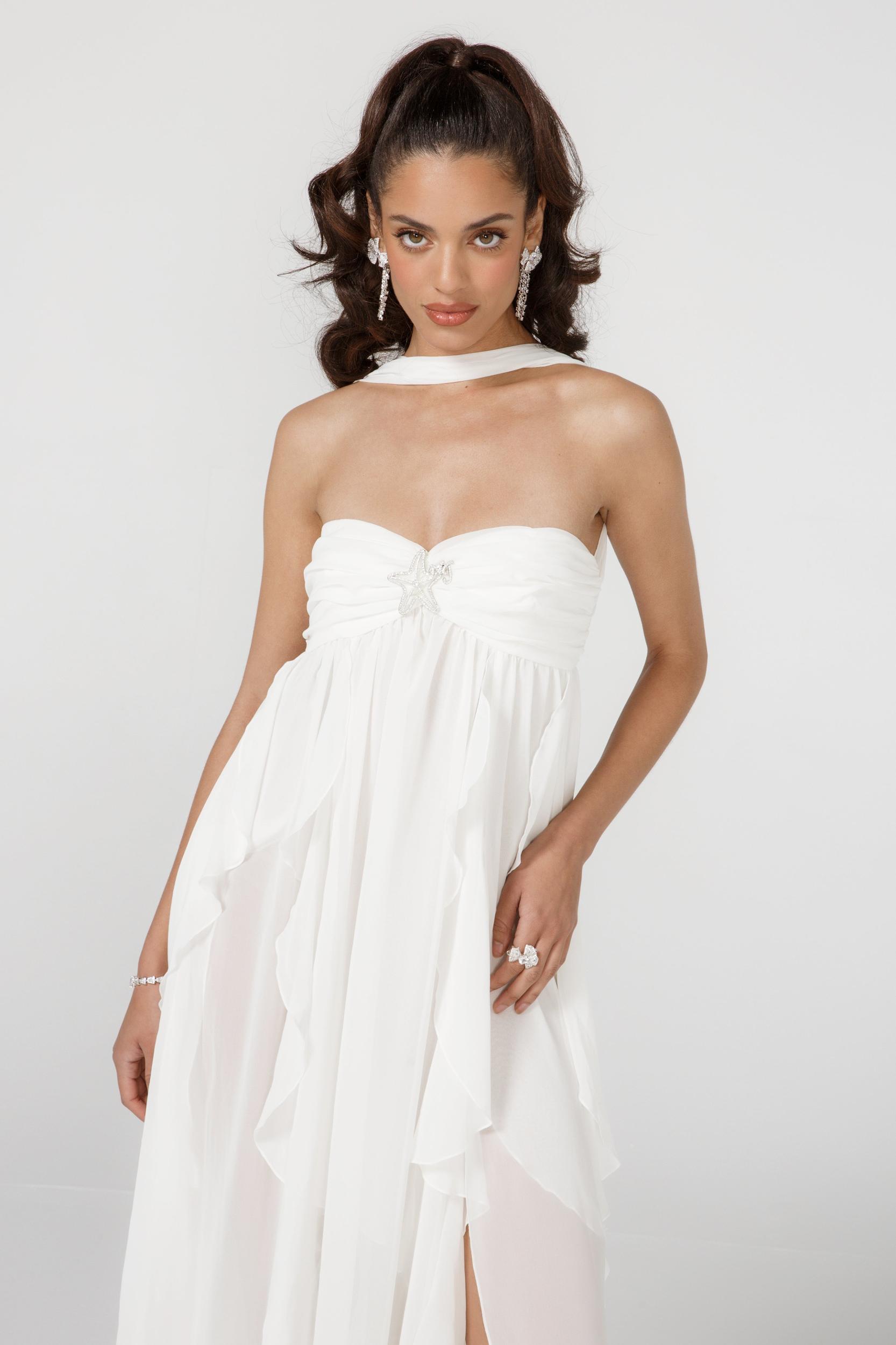 Mariah Dress (White) Product Image