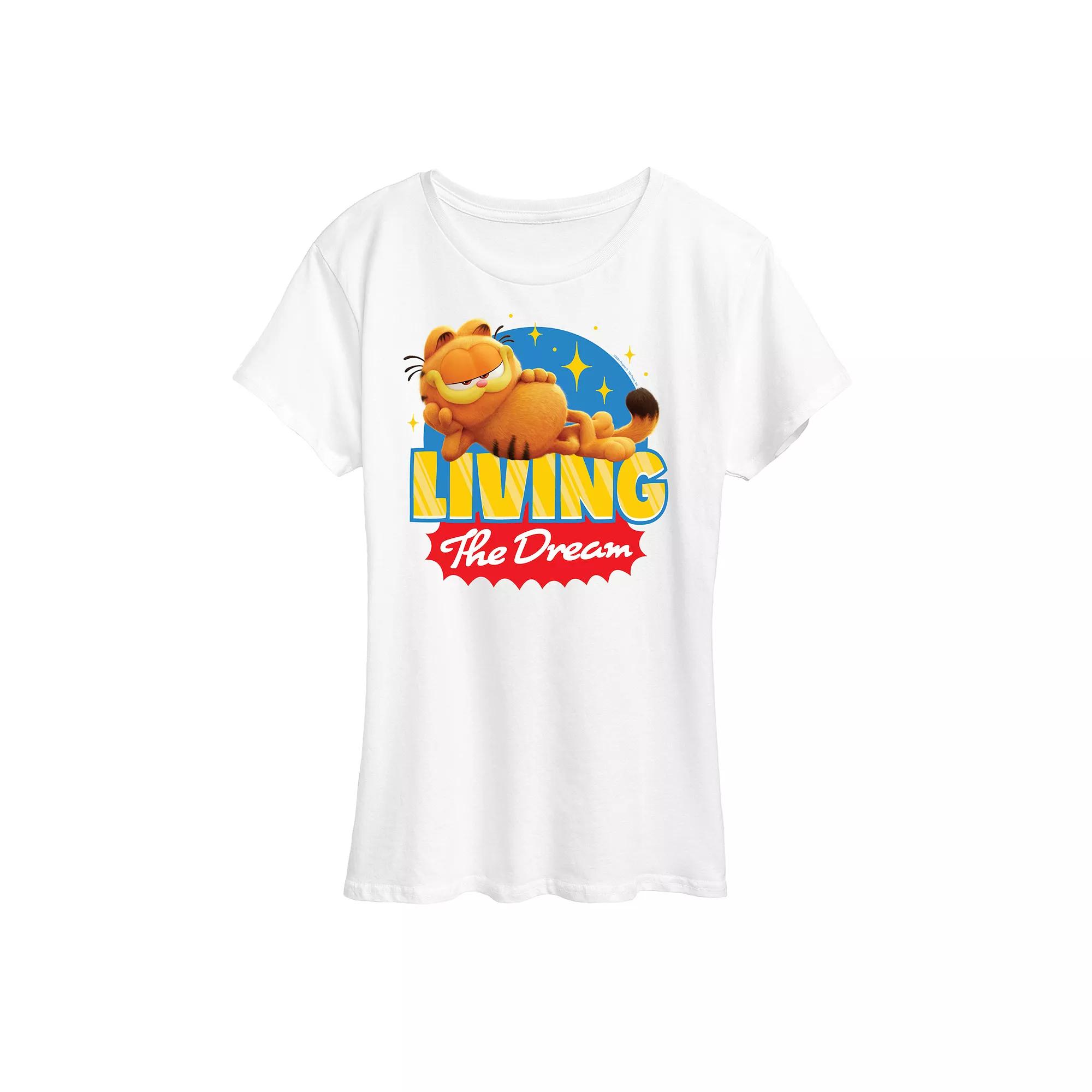 Women's The Garfield Movie Living The Dream Graphic Tee,  Product Image