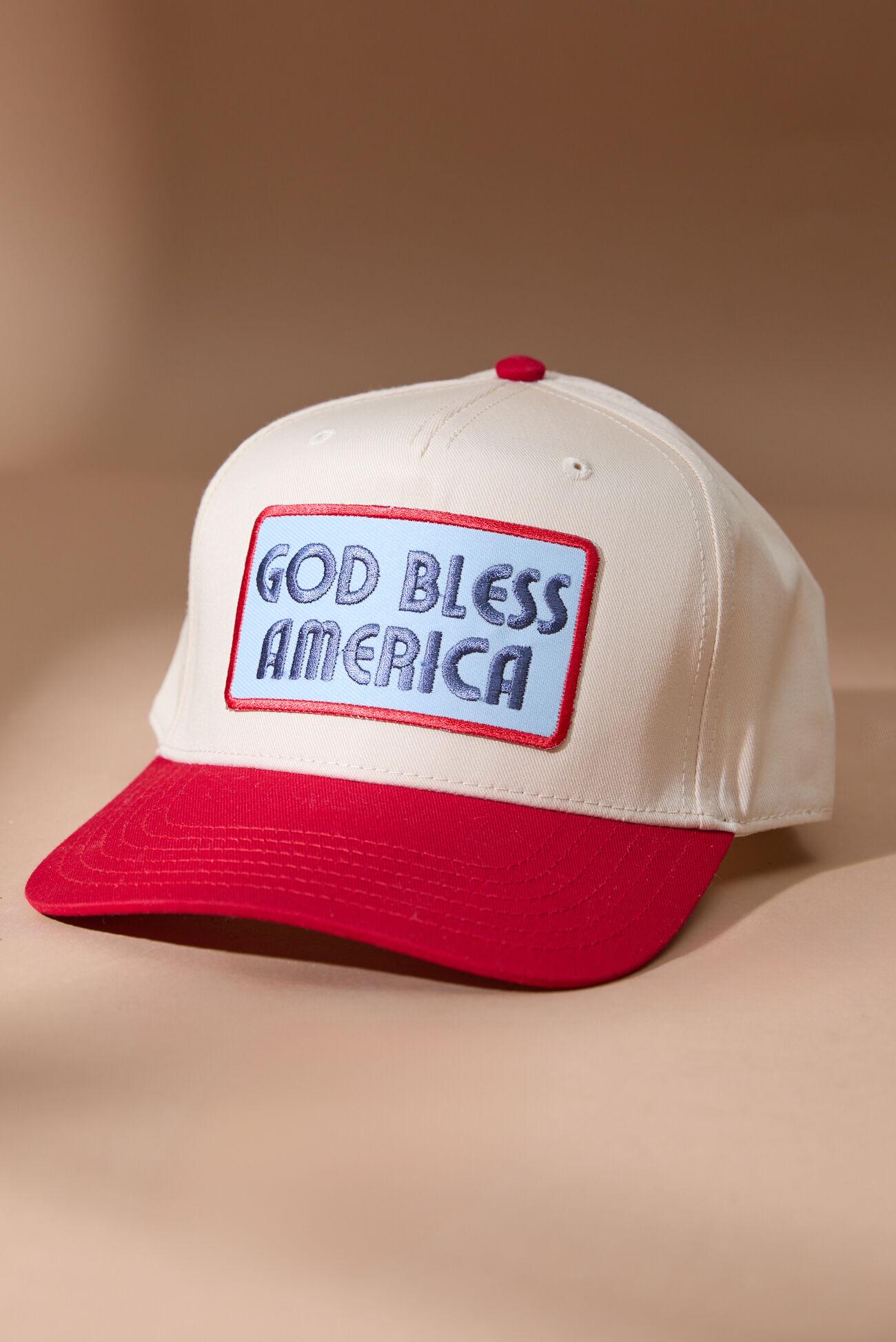 God Bless America Trucker Hat Product Image