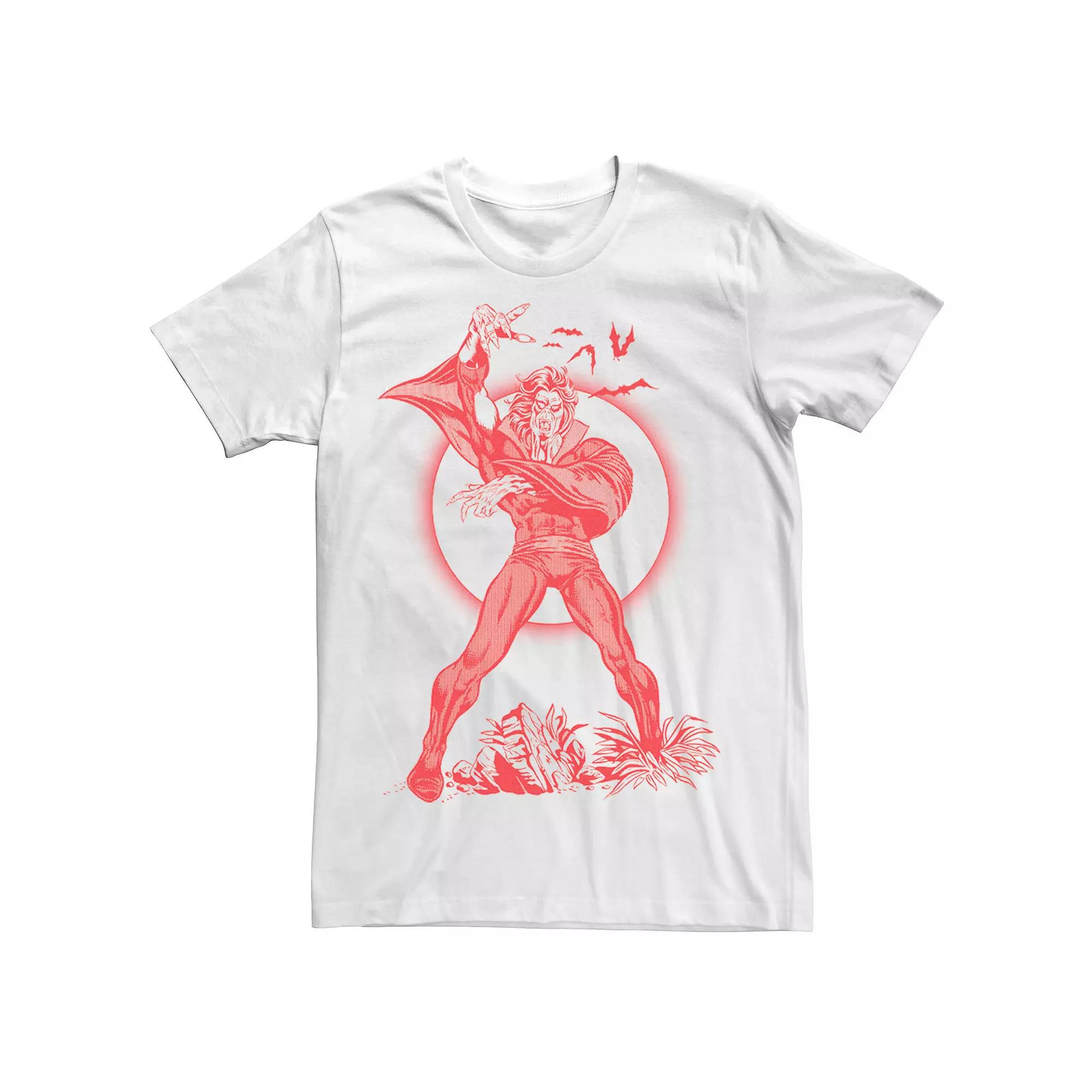 Men's Marvel Morbius Red Hue Portrait Tee,  Product Image