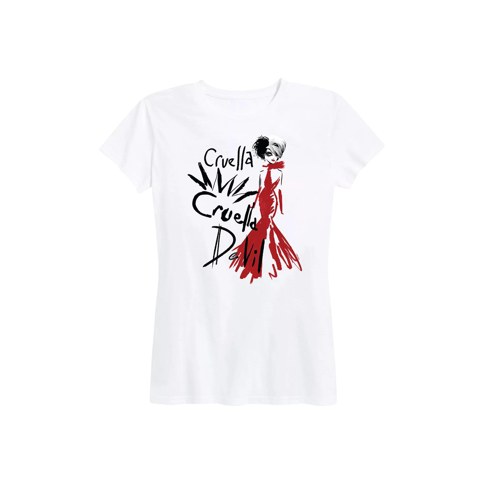 Disney's Cruella Women's De Vil Graphic Tee,  Product Image