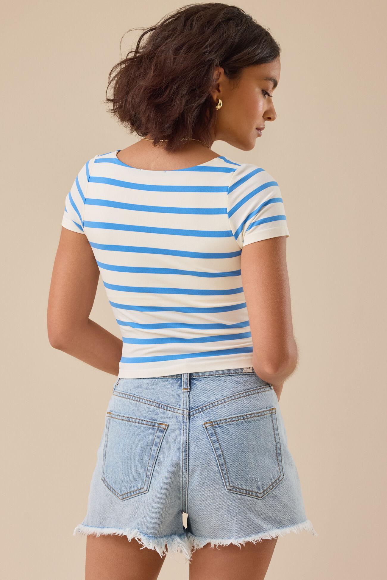 Everyday Seamless Striped Top Product Image