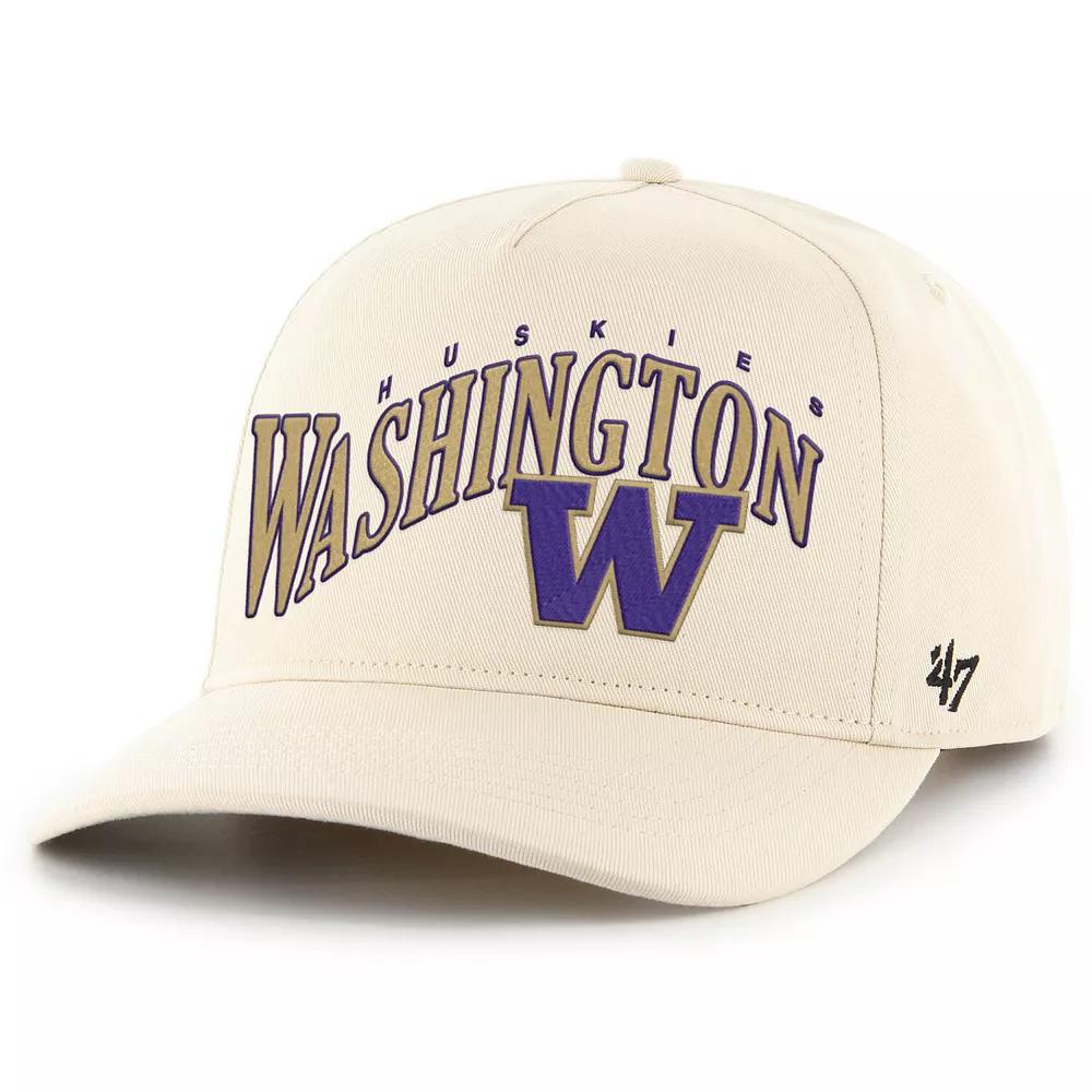 Men's '47  Cream Washington Huskies Classic Hitch Adjustable Hat, Beige Product Image