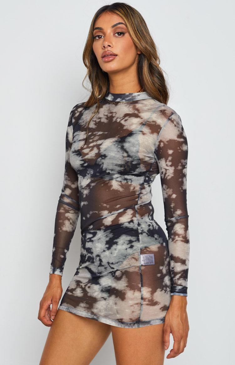 Tomorrowland Mesh Dress Black Product Image