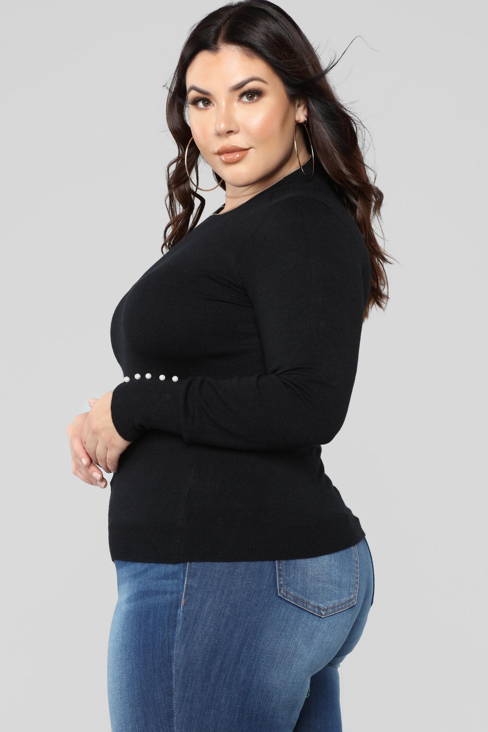 Doesn't Matter To Me Sweater - Black Product Image