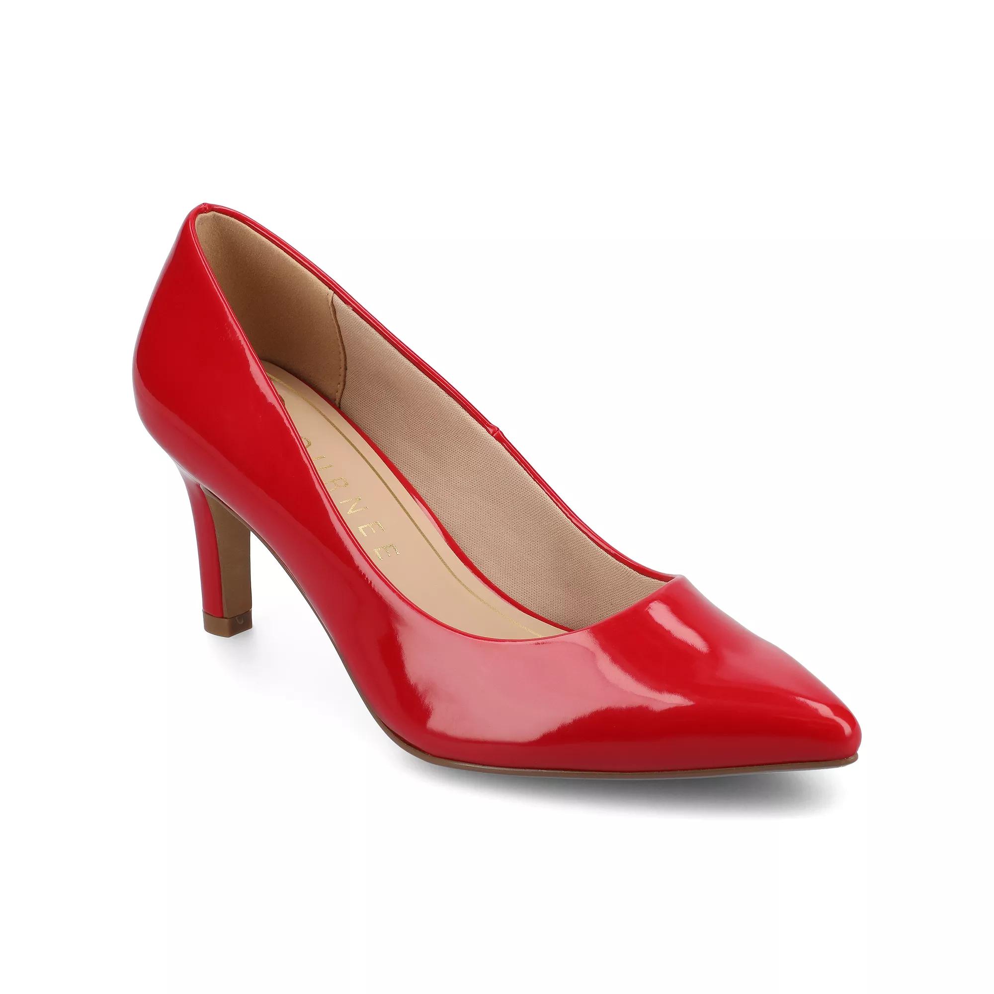 Journee Scylee Slip-On Stiletto Pointed-Toe High Heel Shoes, Women's,  Product Image