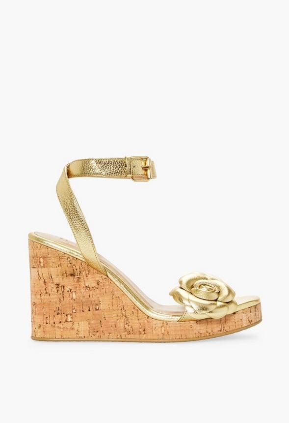 JustFab Margaux Platform Loafer Pump Womens Black/ White Size 8.5 Product Image