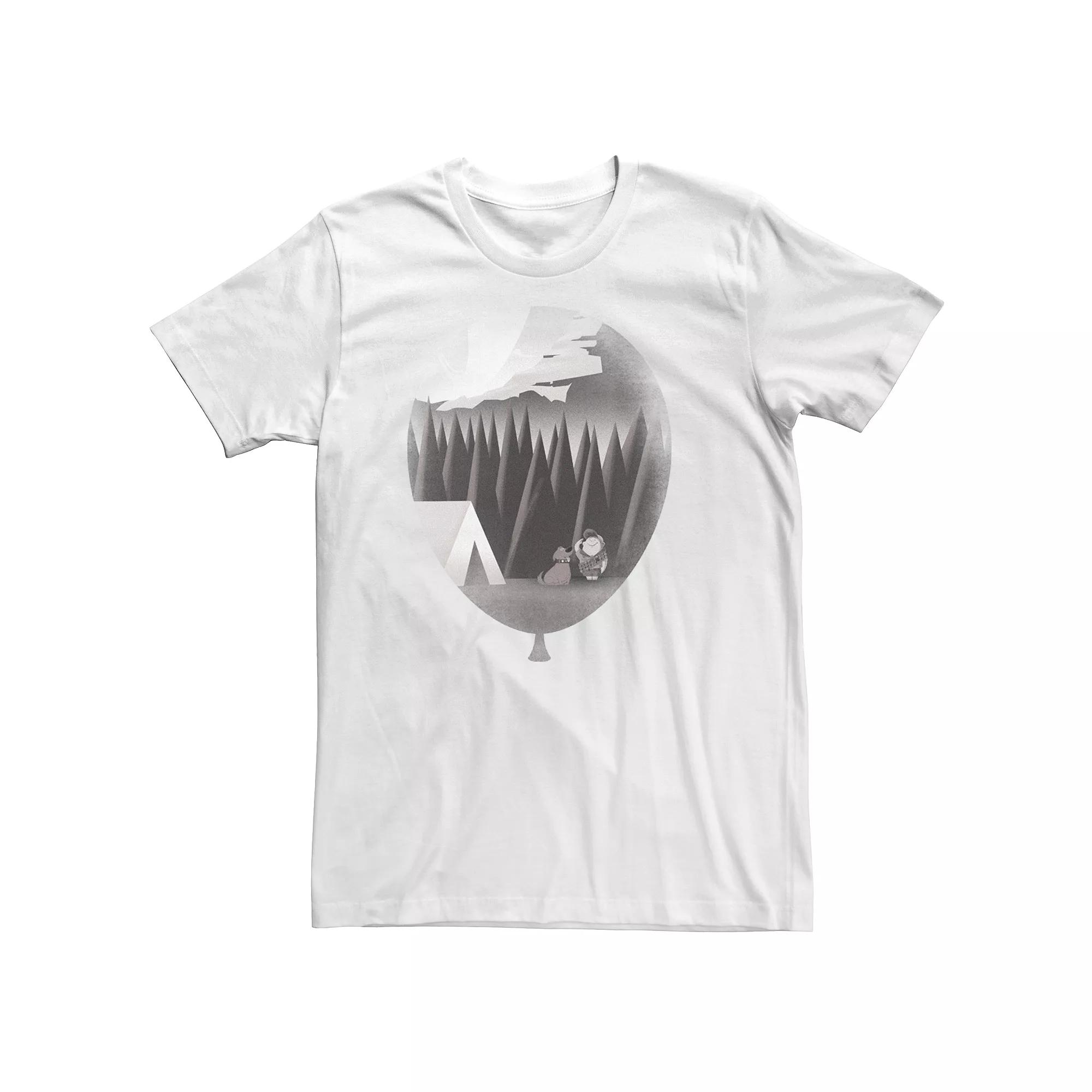 Disney / Pixar's Up Men's Balloon Tee, Size: Small, White Product Image