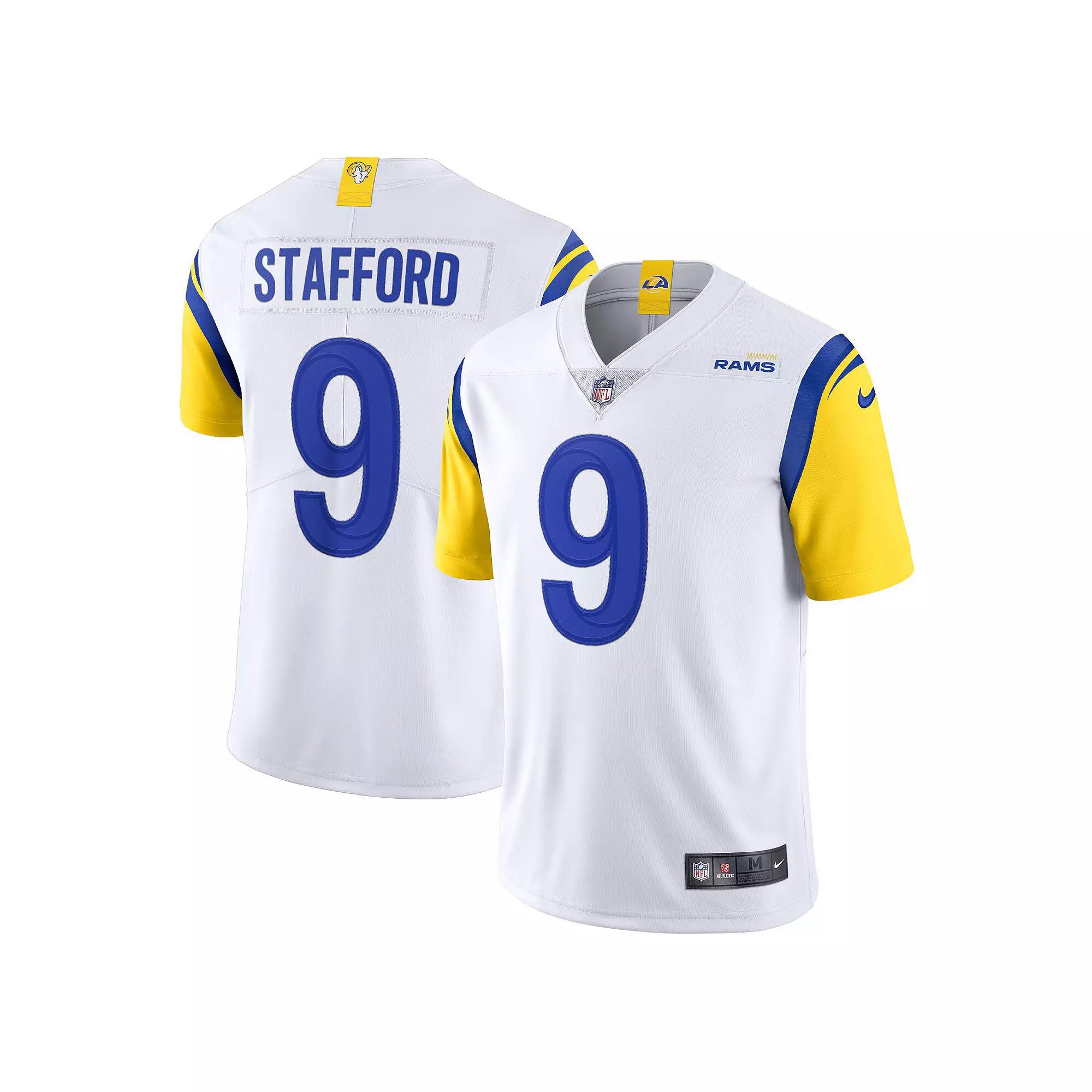 Men's Nike Matthew Stafford White Los Angeles Rams Alternate Vapor Limited Jersey,  Product Image