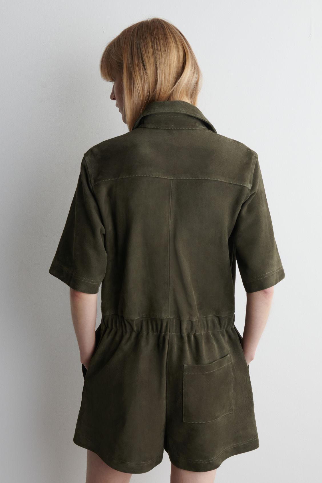 SUEDE PLAYSUIT Product Image