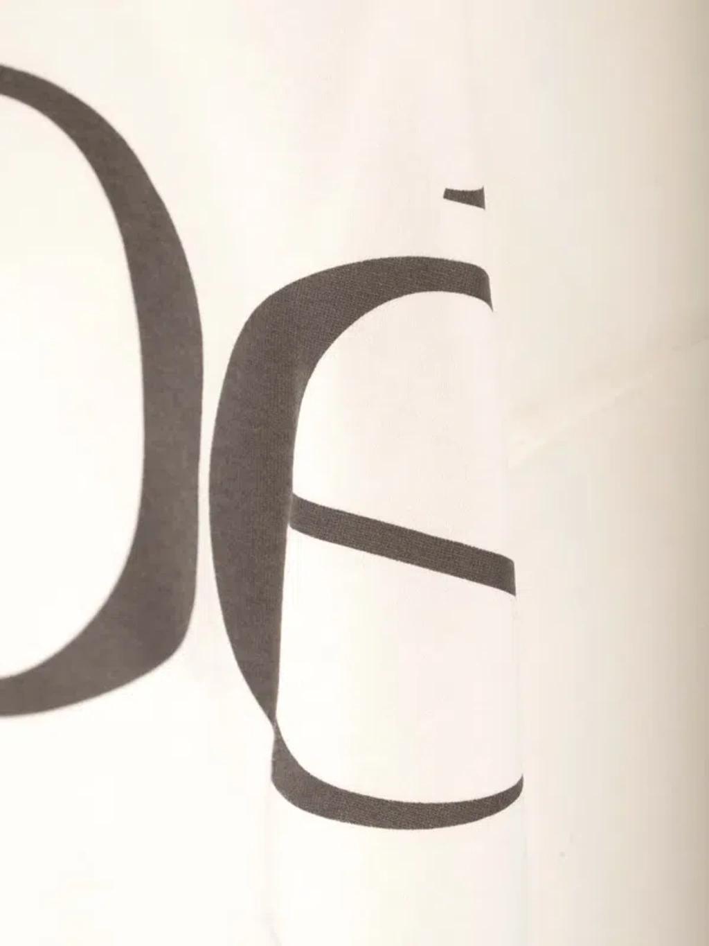 CHLOÉ White Cropped Crewneck T-shirt With Maxi Logo Print On The Front In Cotton Woman In Multicolor Product Image