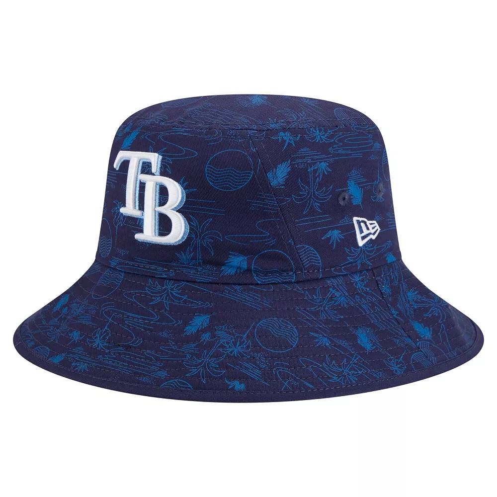 Men's New Era Navy Tampa Bay Rays 2025 Spring Training All Over Print Bucket Hat,  Product Image