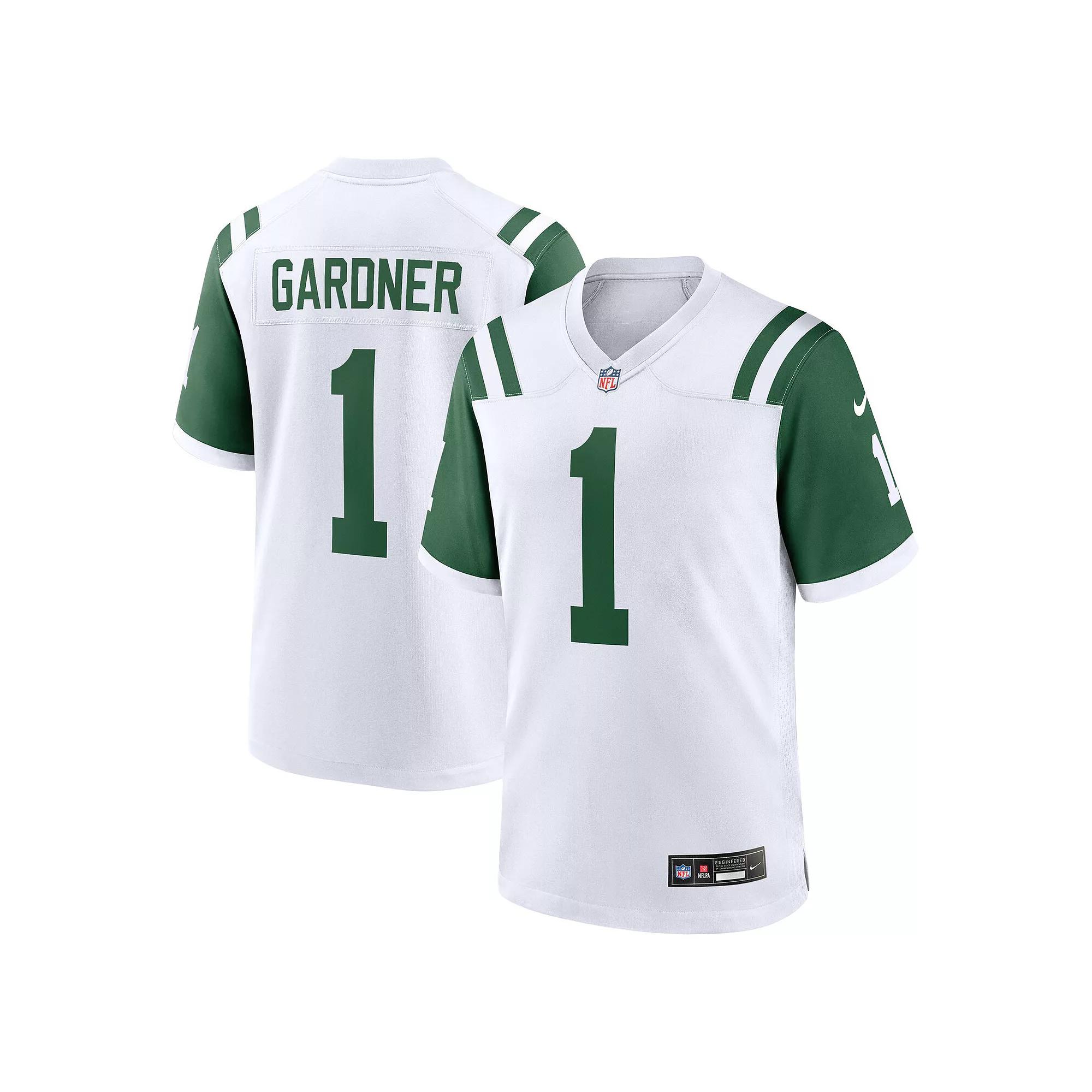 Sauce Gardner New York Jets Nike Men's NFL Game Football Jersey Product Image