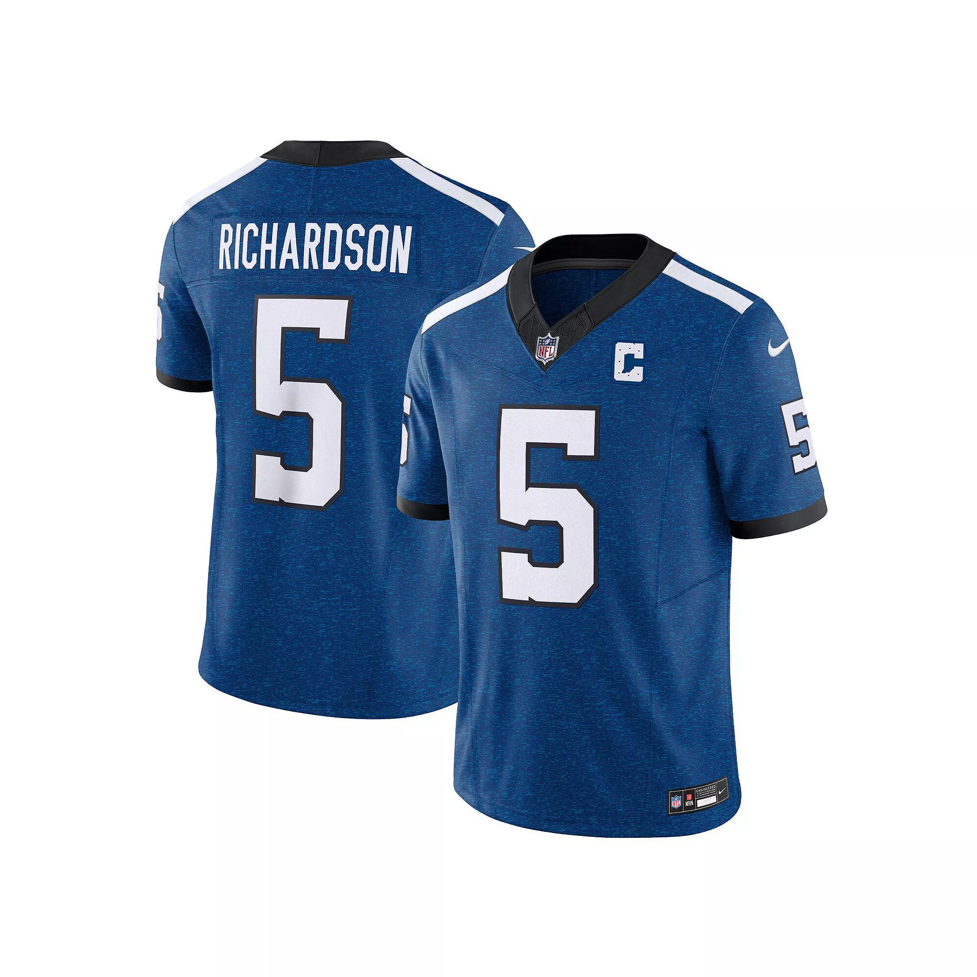 Men's Nike Anthony Richardson Royal Indianapolis Colts Alternate Vapor F.U.S.E. Limited Jersey, Size: Large, Blue Product Image