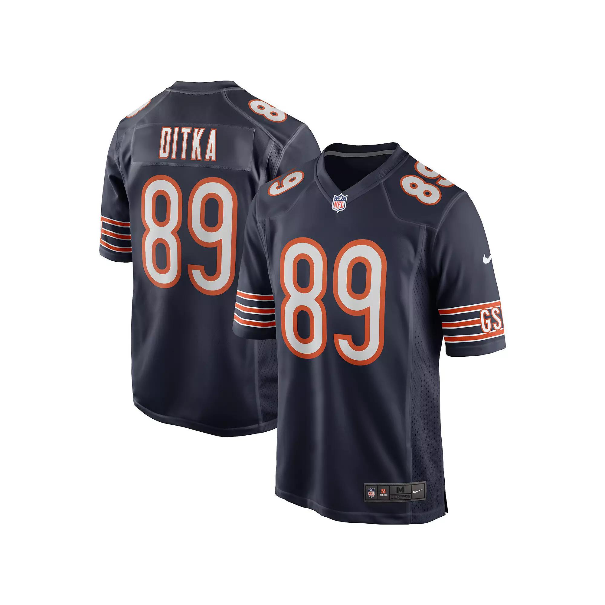 Men's Nike Lance Briggs Navy Chicago Bears Game Retired Player Jersey, Size: 2XL, Blue Product Image