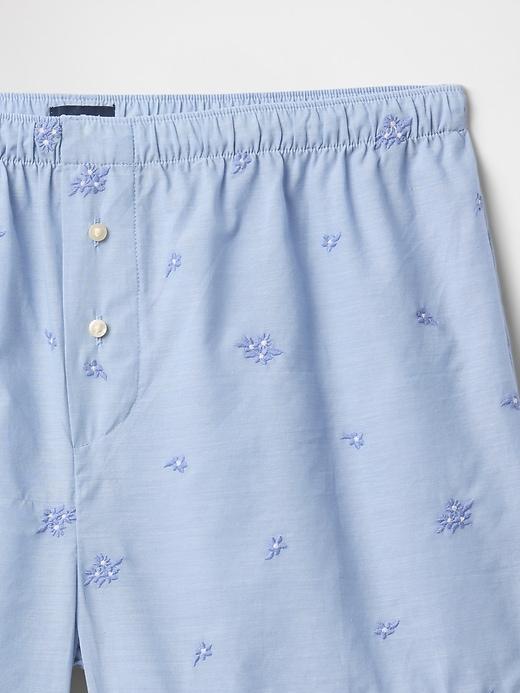 Embroidered PJ Boxer Shorts Product Image
