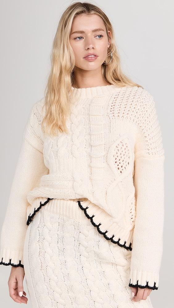 Little Lies Cable Stitch Sweater | Shopbop Product Image