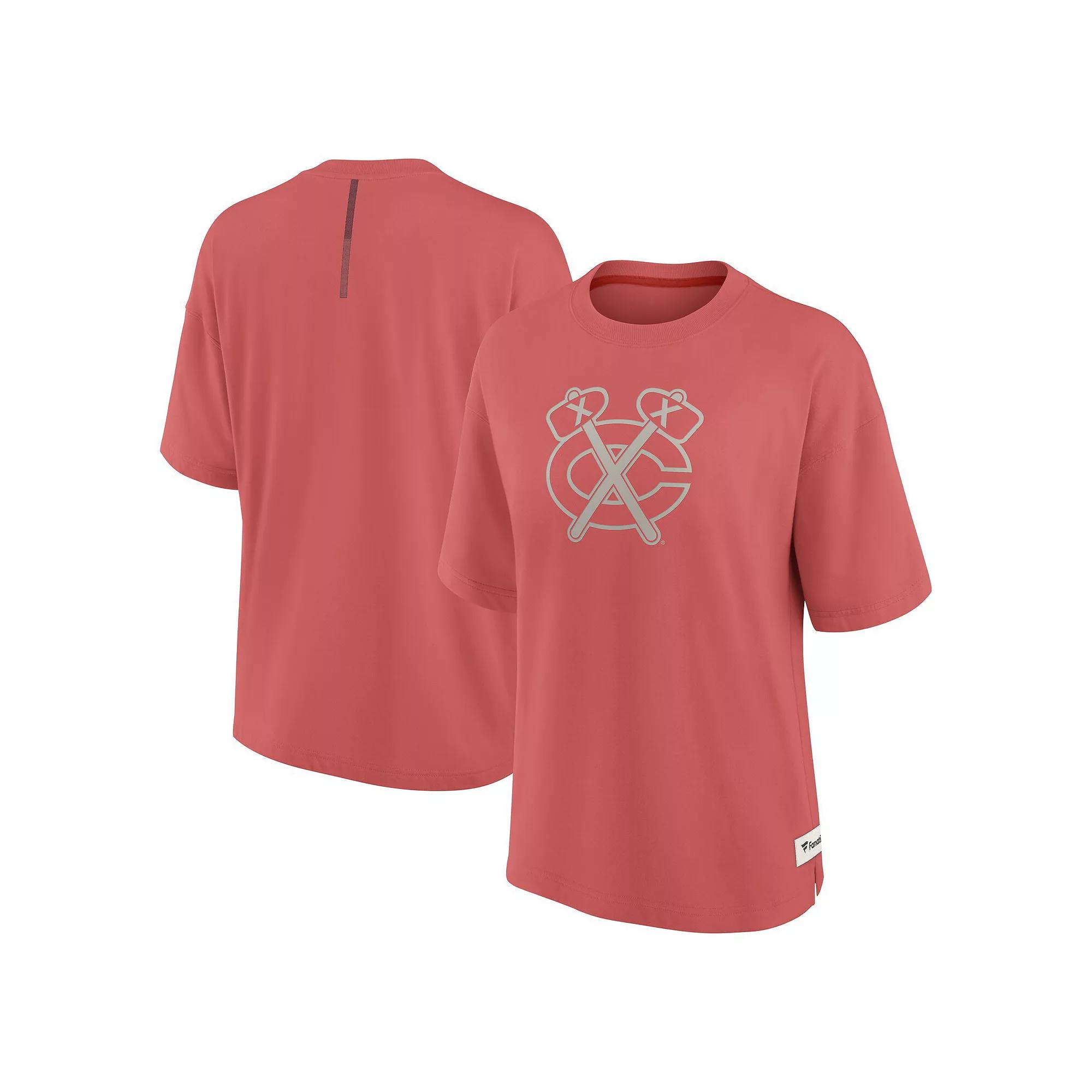 Women's Fanatics Red Chicago Blackhawks Over Product Image