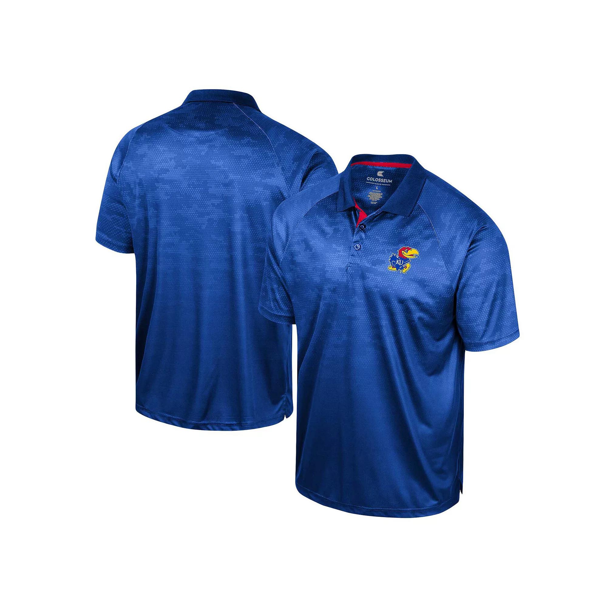 Men's Colosseum Cardinal Iowa State Cyclones Honeycomb Raglan Polo,  Product Image